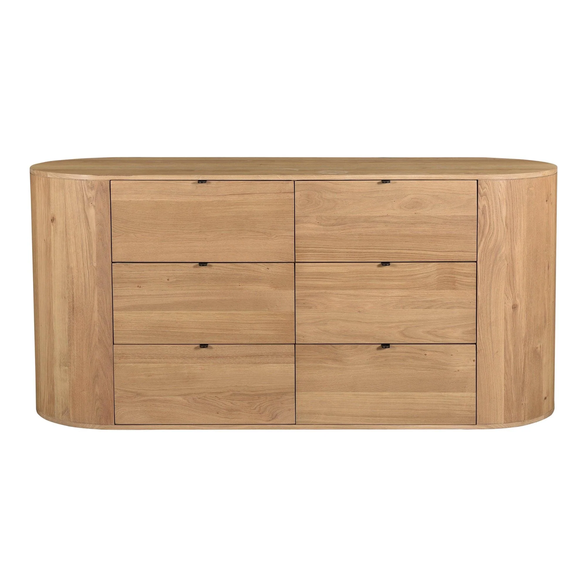 Theo 6 Drawer Dresser Natural - Frankwebs