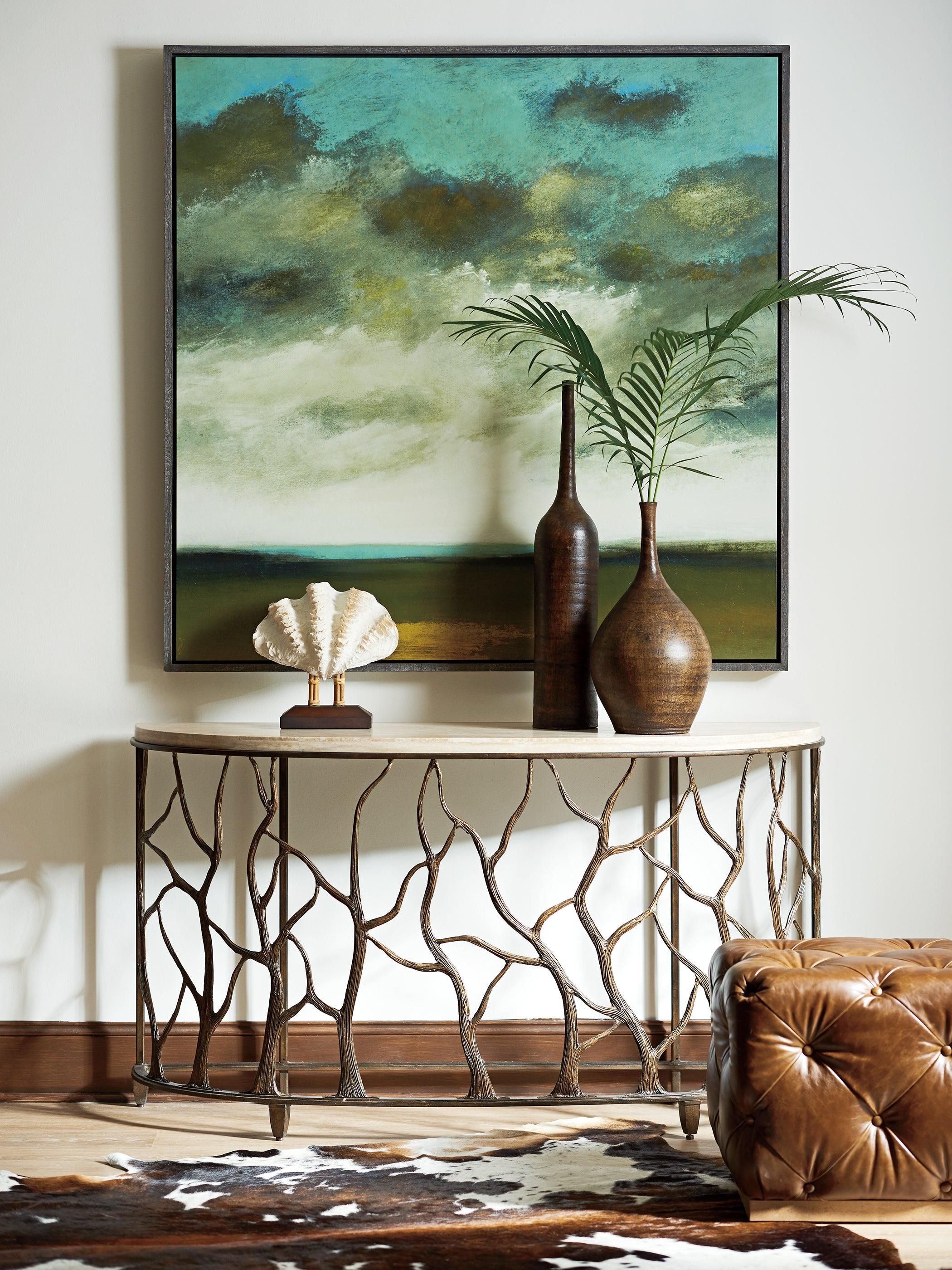 Los Altos Bannister Garden Console Table - Frankwebs