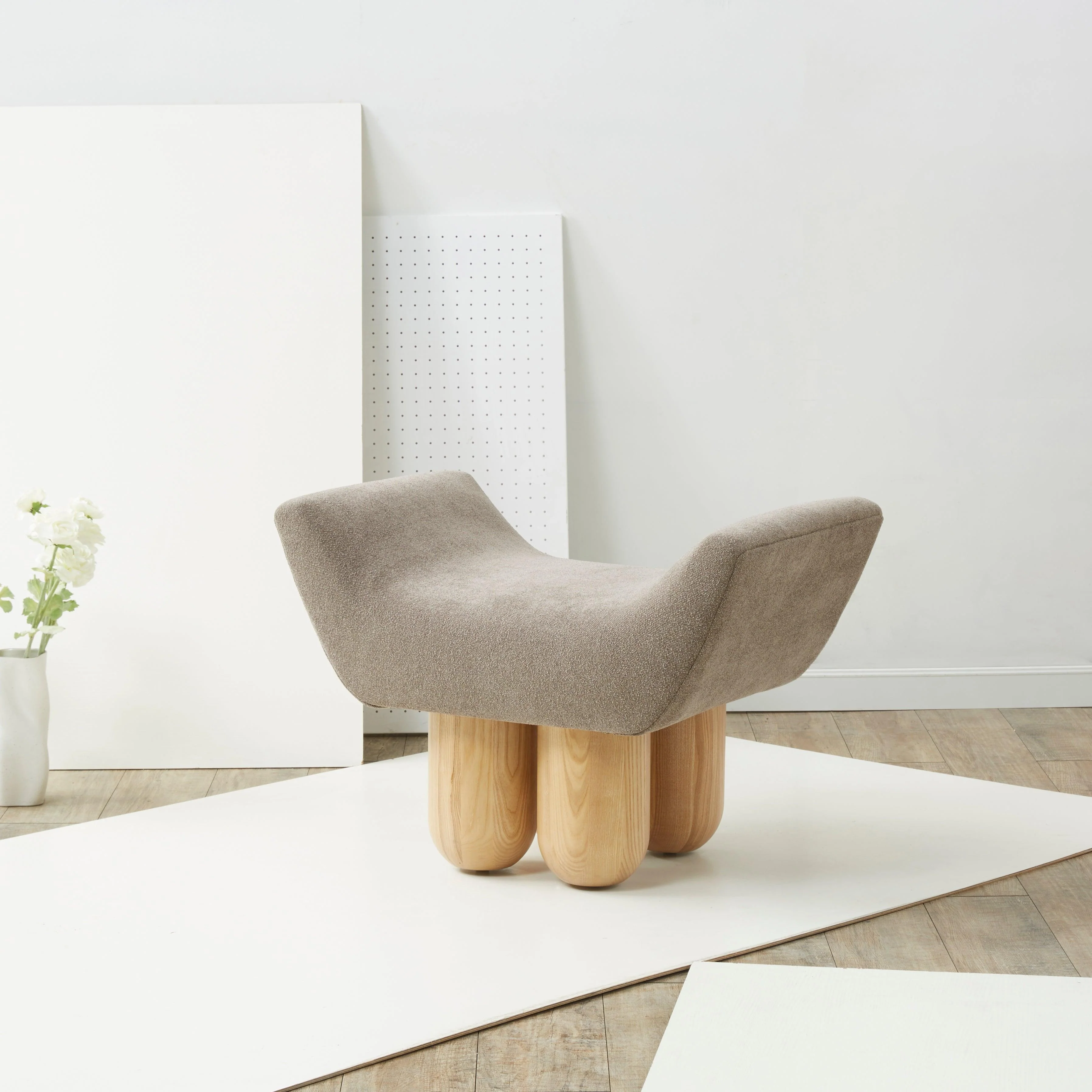 GIANCARLO UPHOLSTERED OTTOMAN - Frankwebs