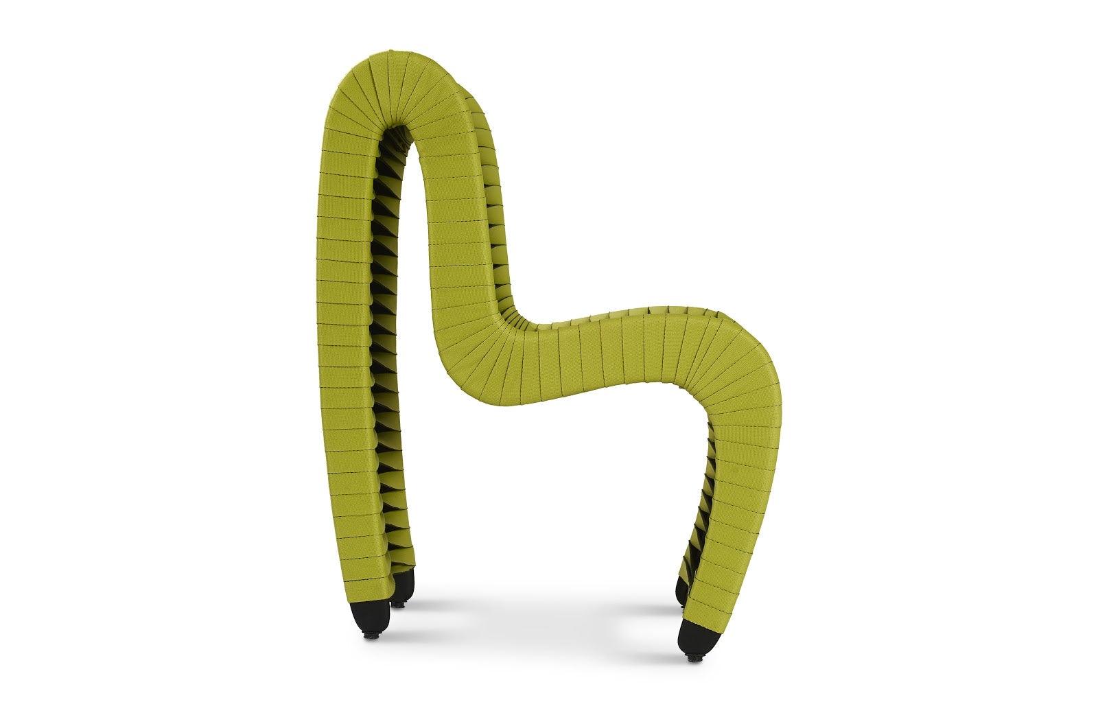 Seat Belt Dining Chair, Green - Frankwebs