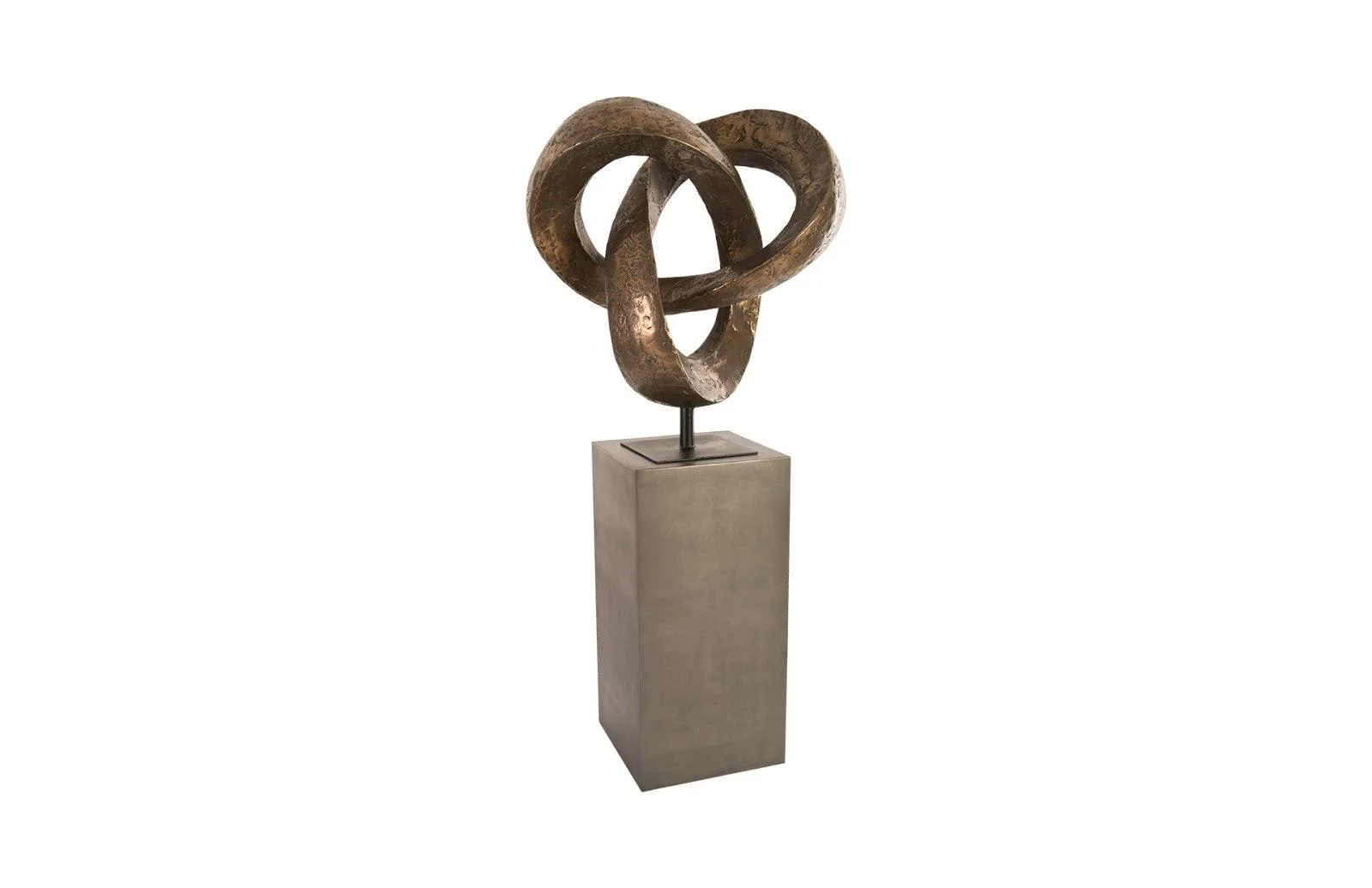 Trifoil Sculpture, Bronze - Frankwebs