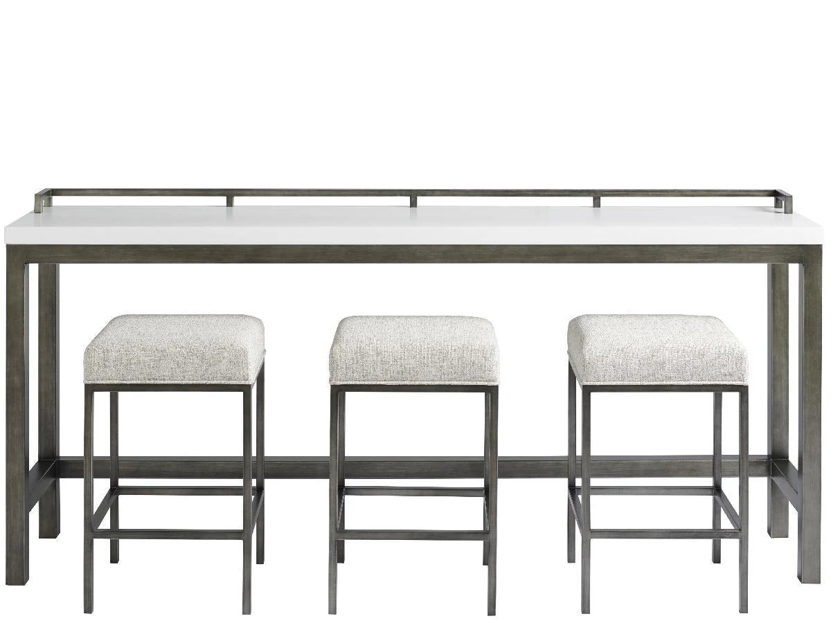 Curated Essence Console Table with Stools - Frankwebs