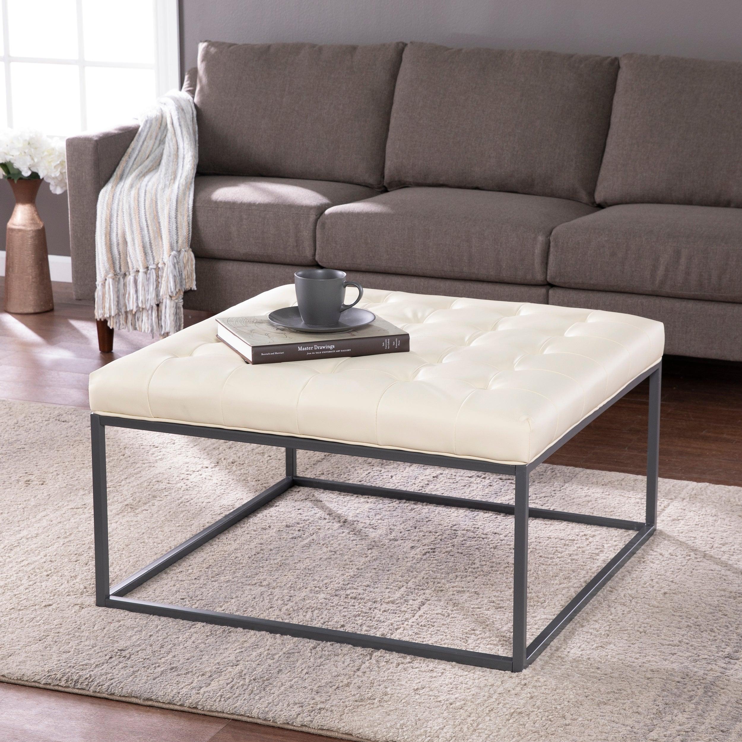 Ciarin Upholstered Cocktail Ottoman - Frankwebs