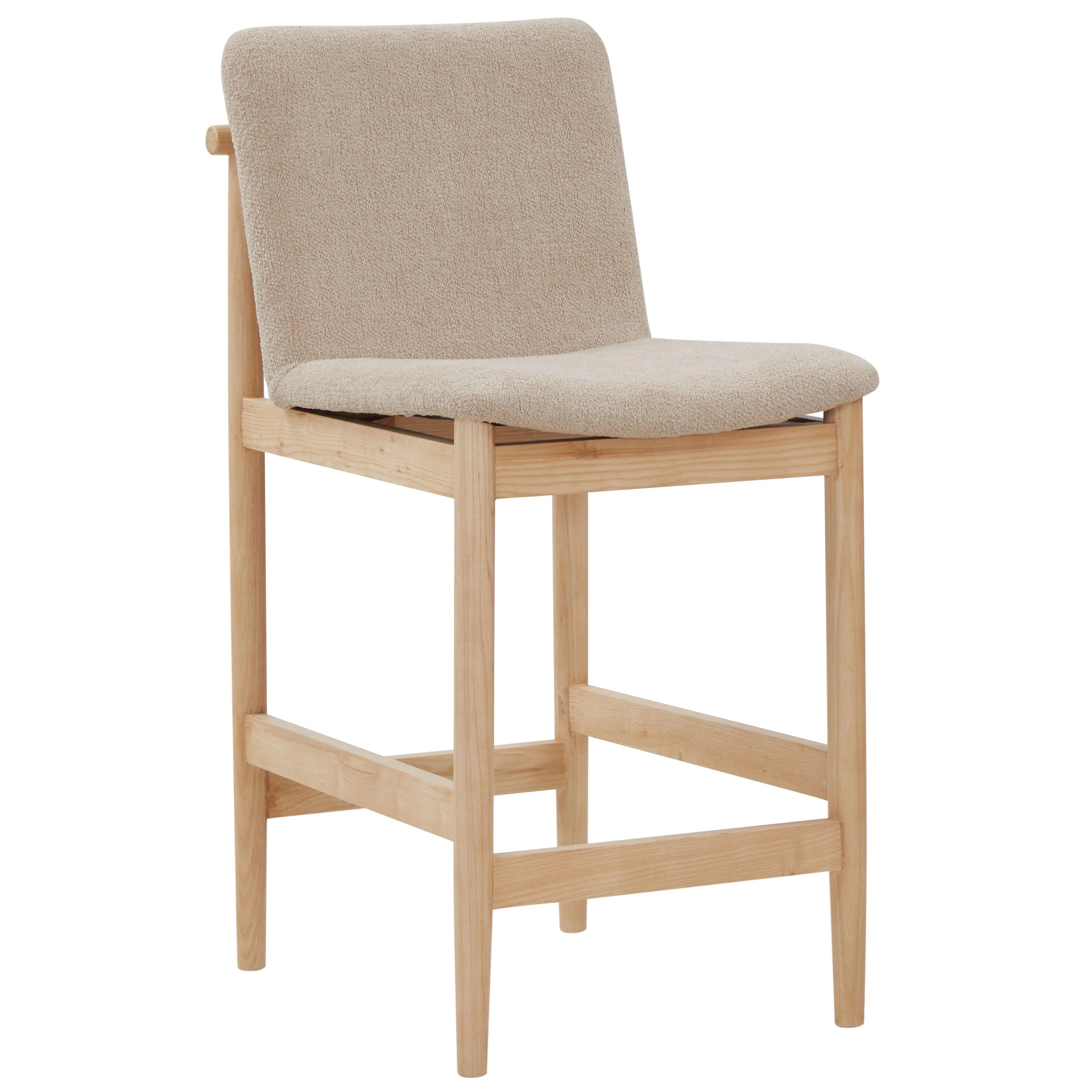 ABRIELLA BOUCLE COUNTER STOOL - Frankwebs