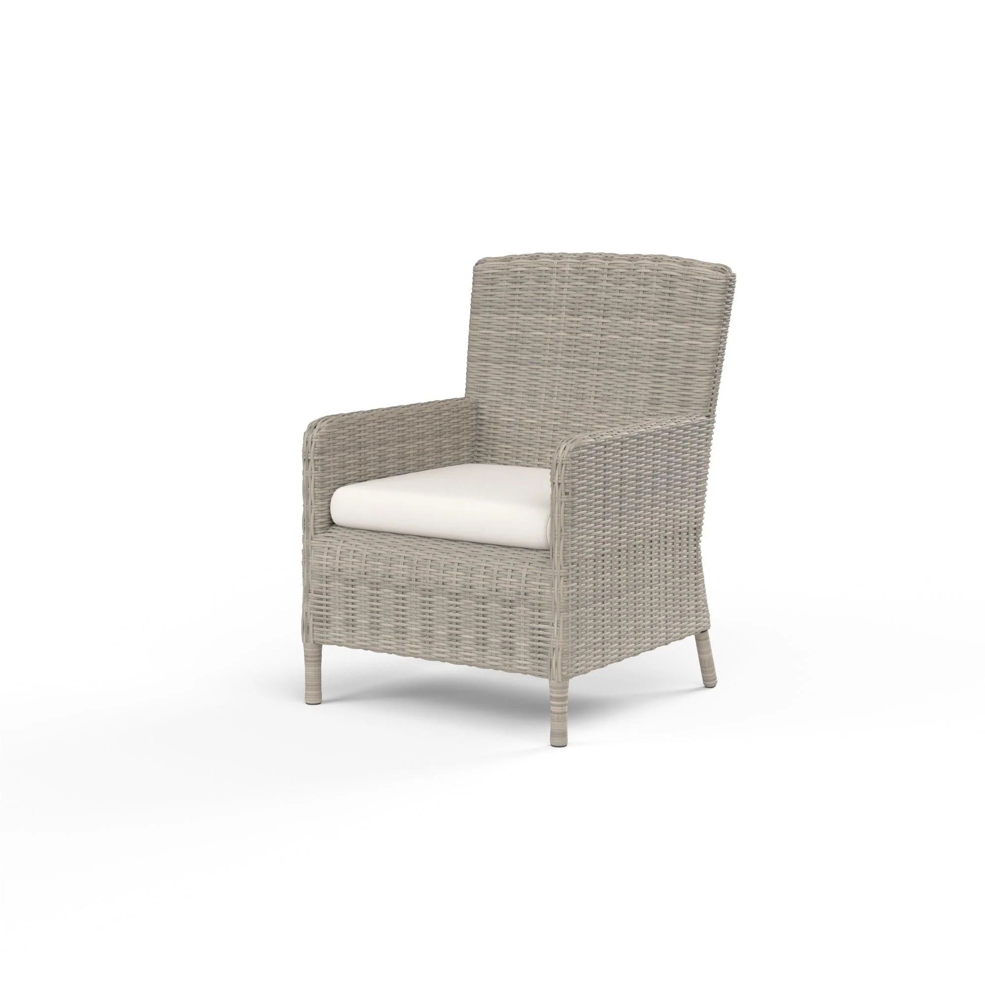 Manhattan Dining Chair in Linen Canvas w/ Self Welt - Frankwebs