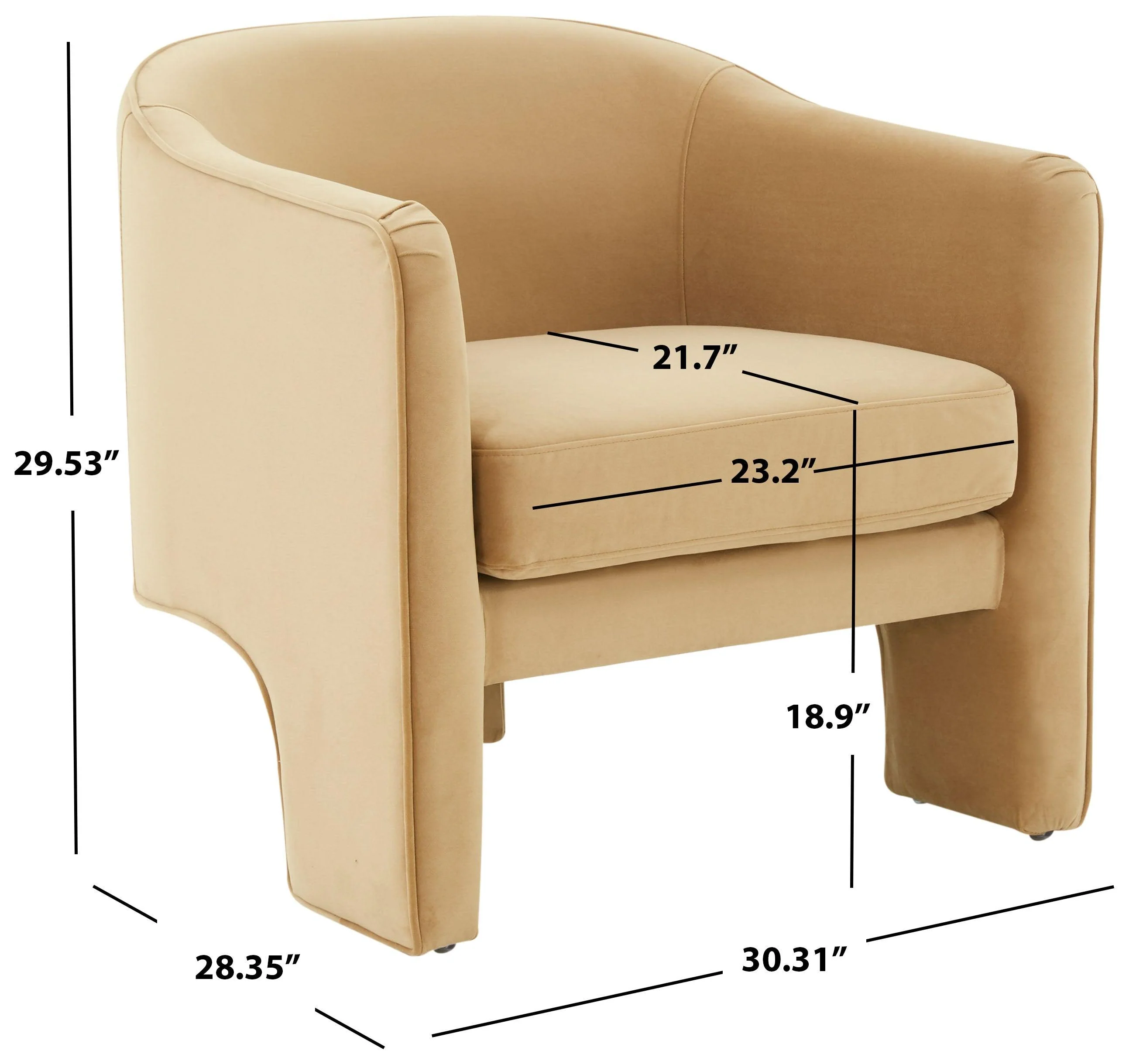 LONDYN UPHOLSTERED ACCENT CHAIR - Frankwebs