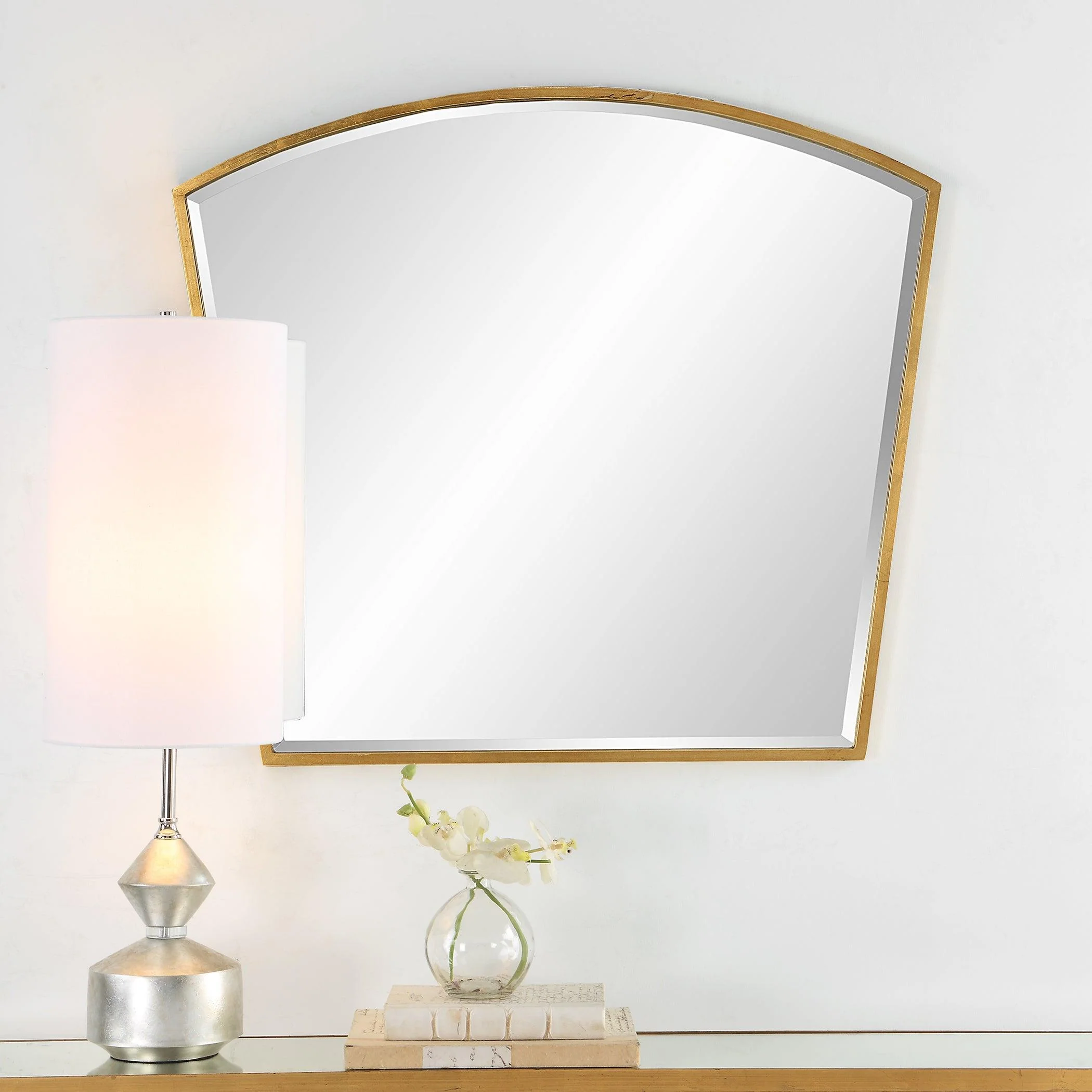 Boundary Gold Arch Mirror - Frankwebs