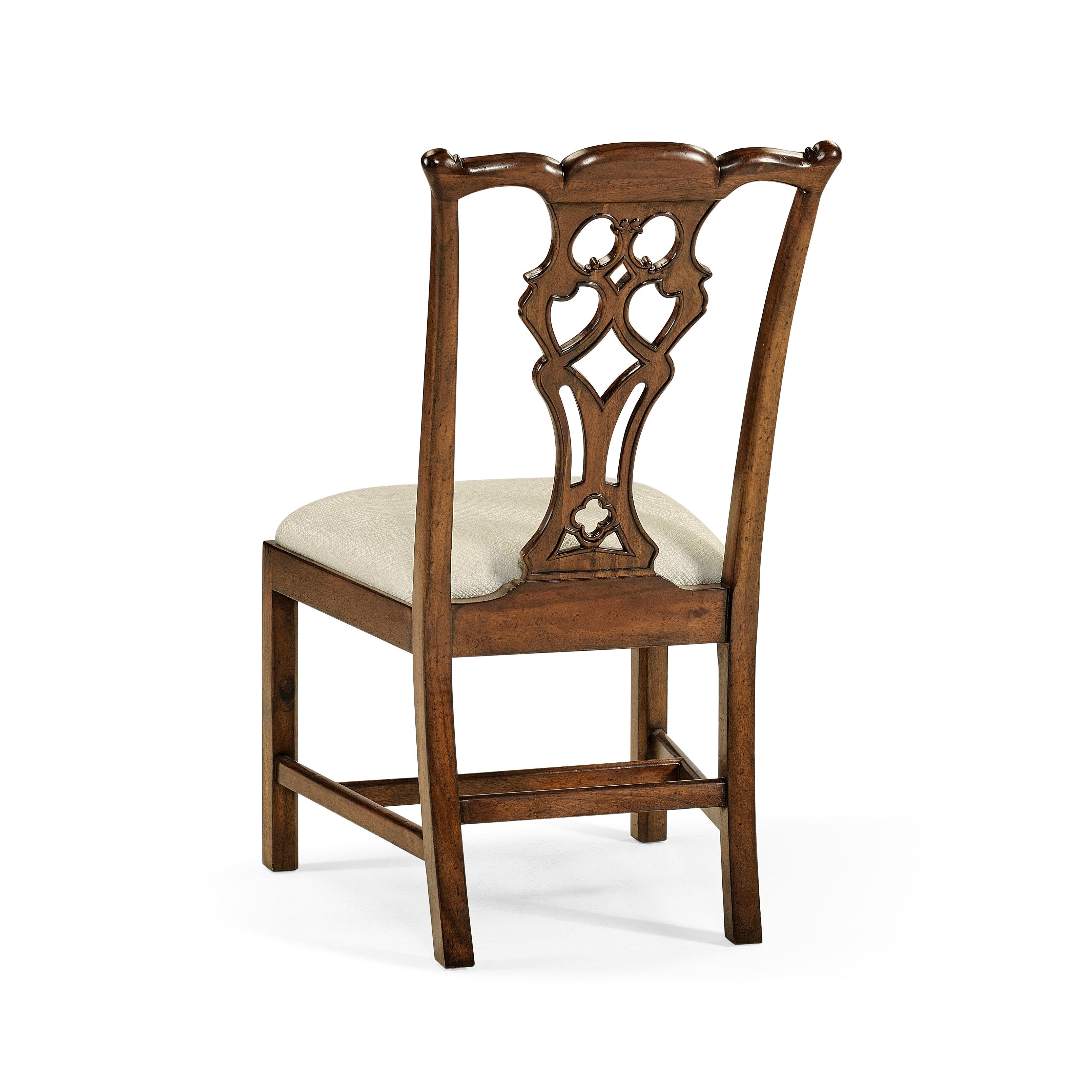 Buckingham Chippendale Mahogany Side Chair - Frankwebs