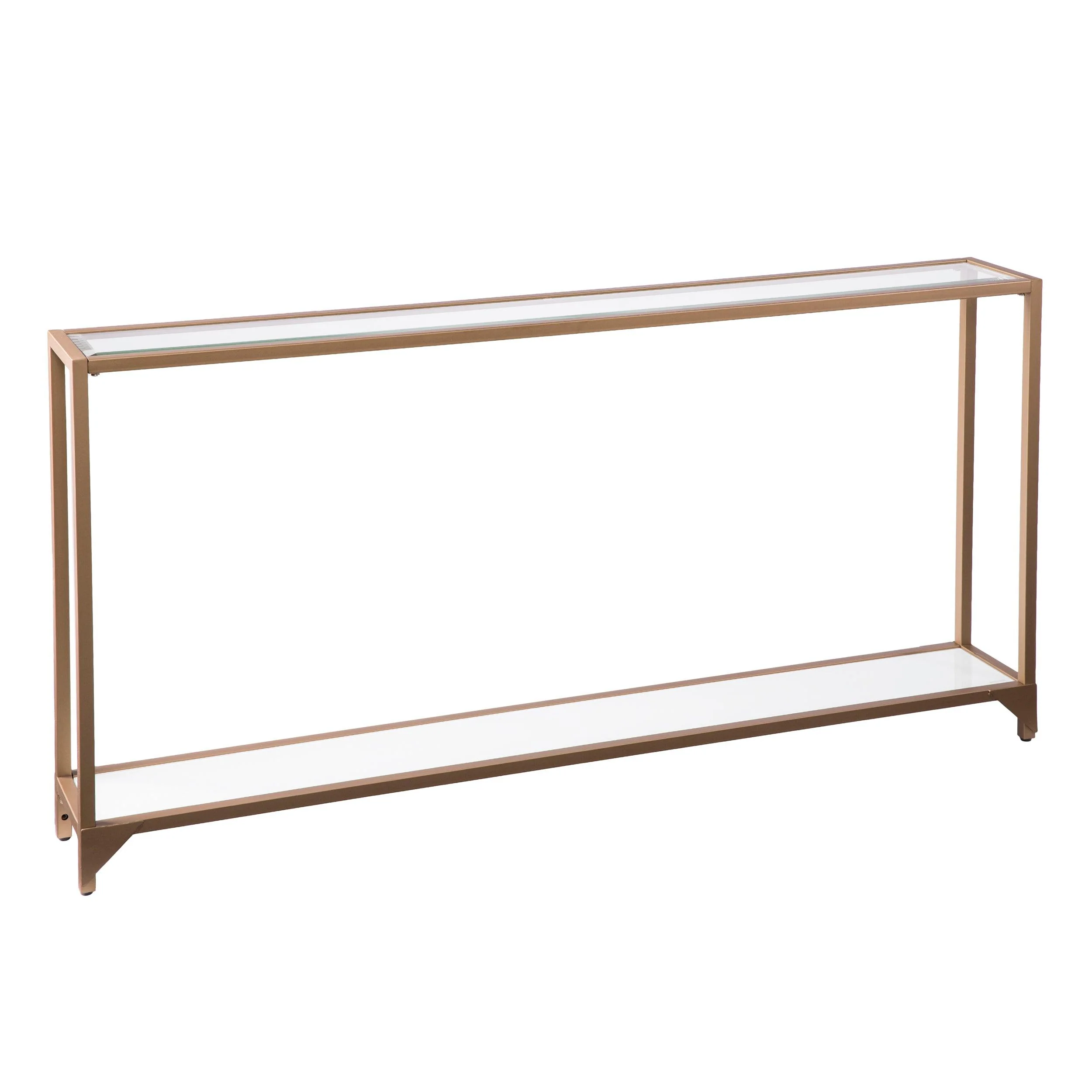 Bergen Narrow Console Table - Gold - Frankwebs