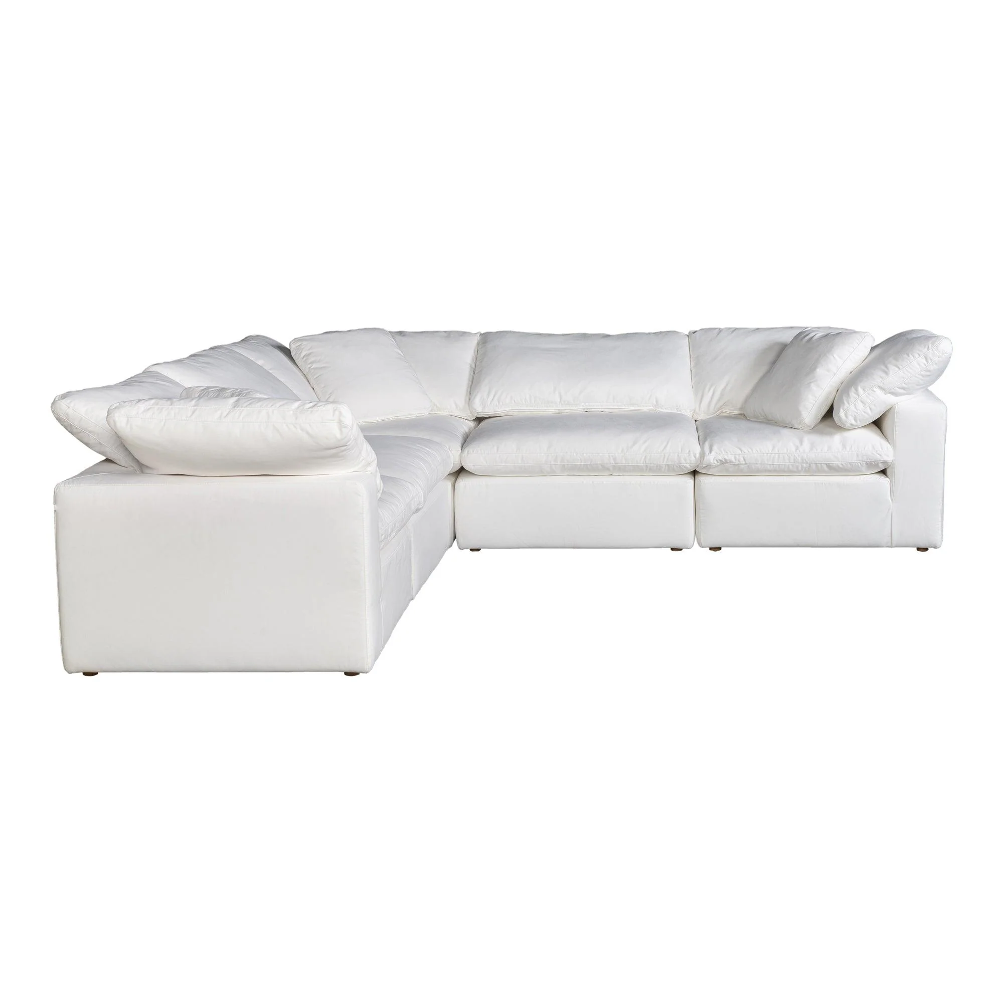 Terra Condo Classic L Modular Sectional Performance Fabric White - Frankwebs