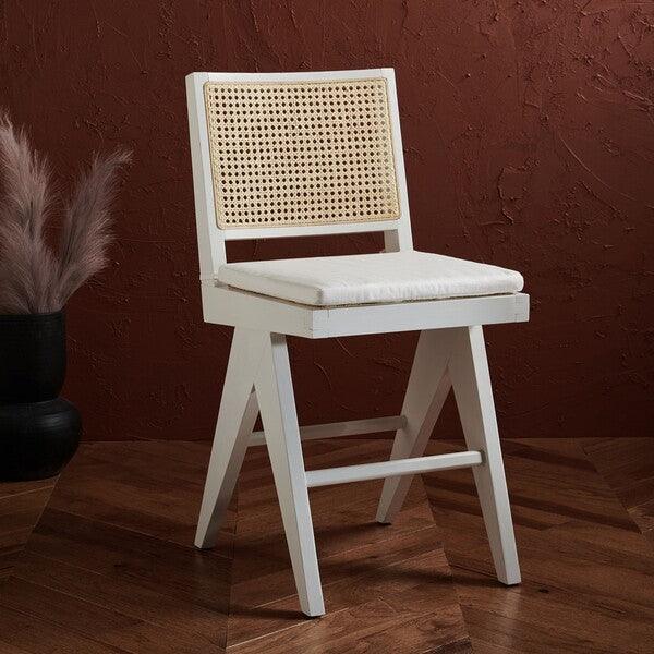 COLETTE RATTAN COUNTER STOOL - Frankwebs
