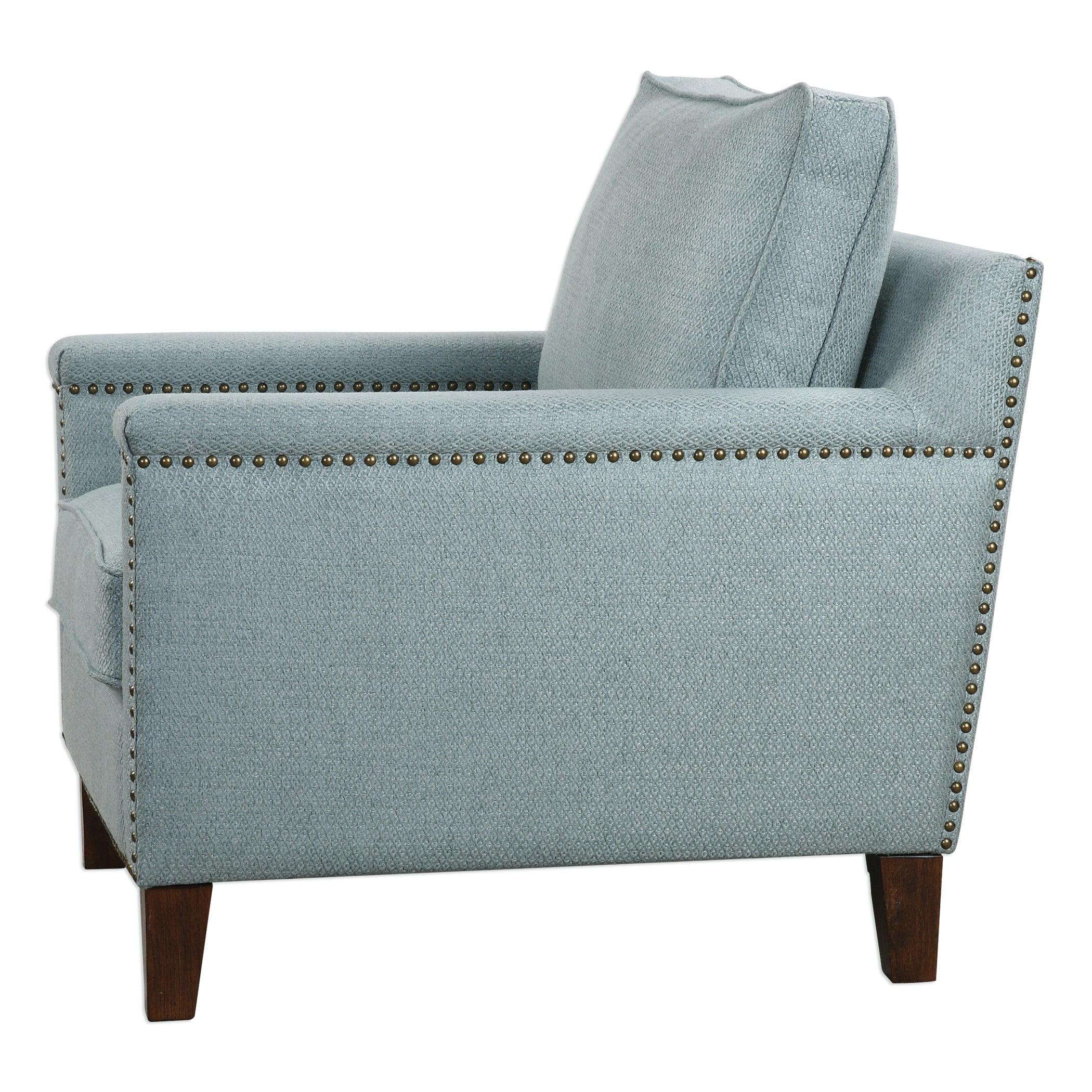 Charlotta Sea Mist Accent Chair - Frankwebs