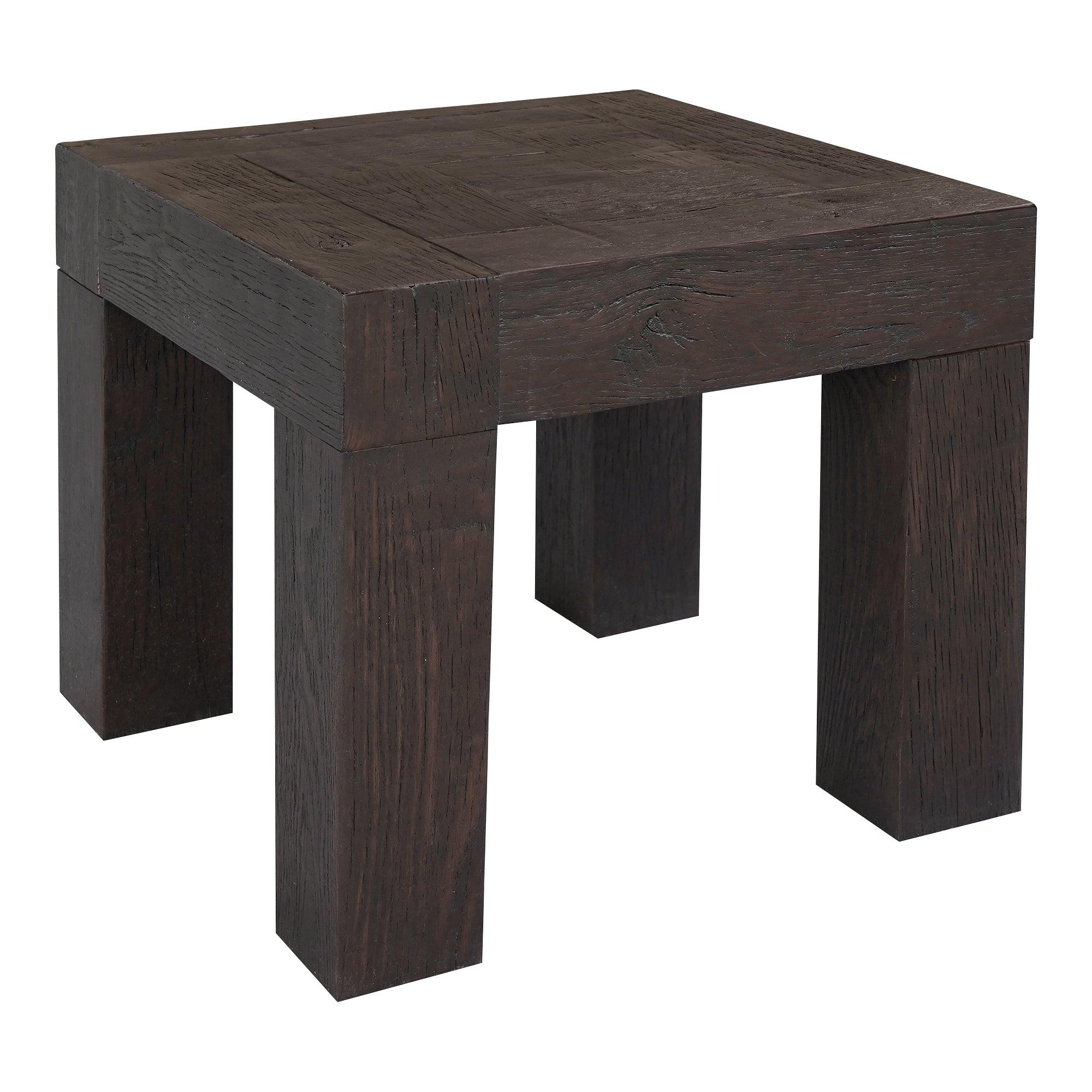 Evander Side Table Rustic Brown - Frankwebs