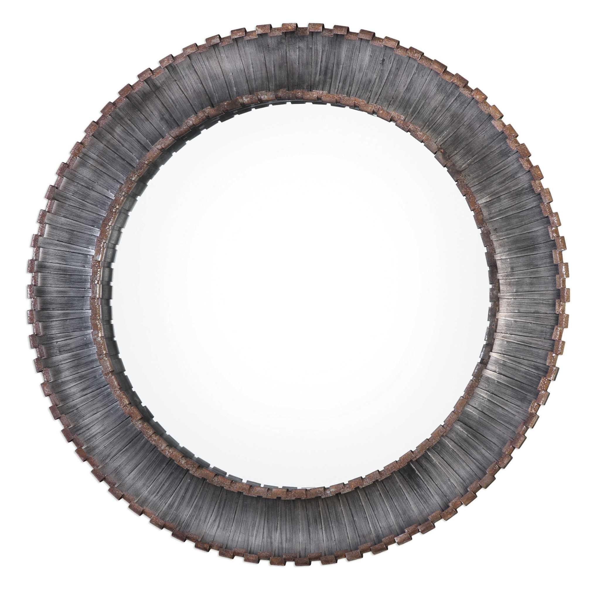 TANAINA SILVER ROUND MIRROR - Frankwebs