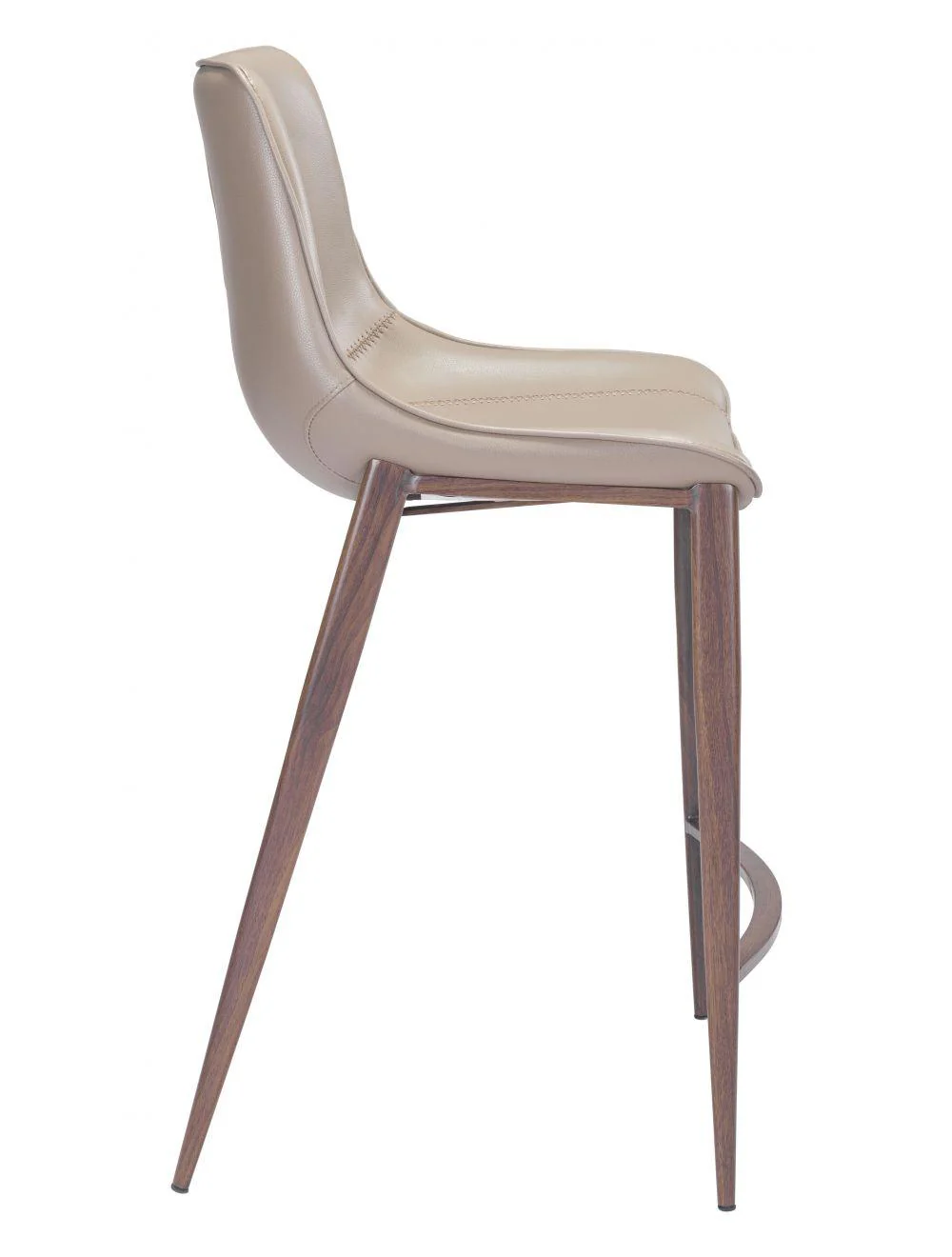 Magnus Counter Chair (Set of 2) Gray & Walnut - Frankwebs