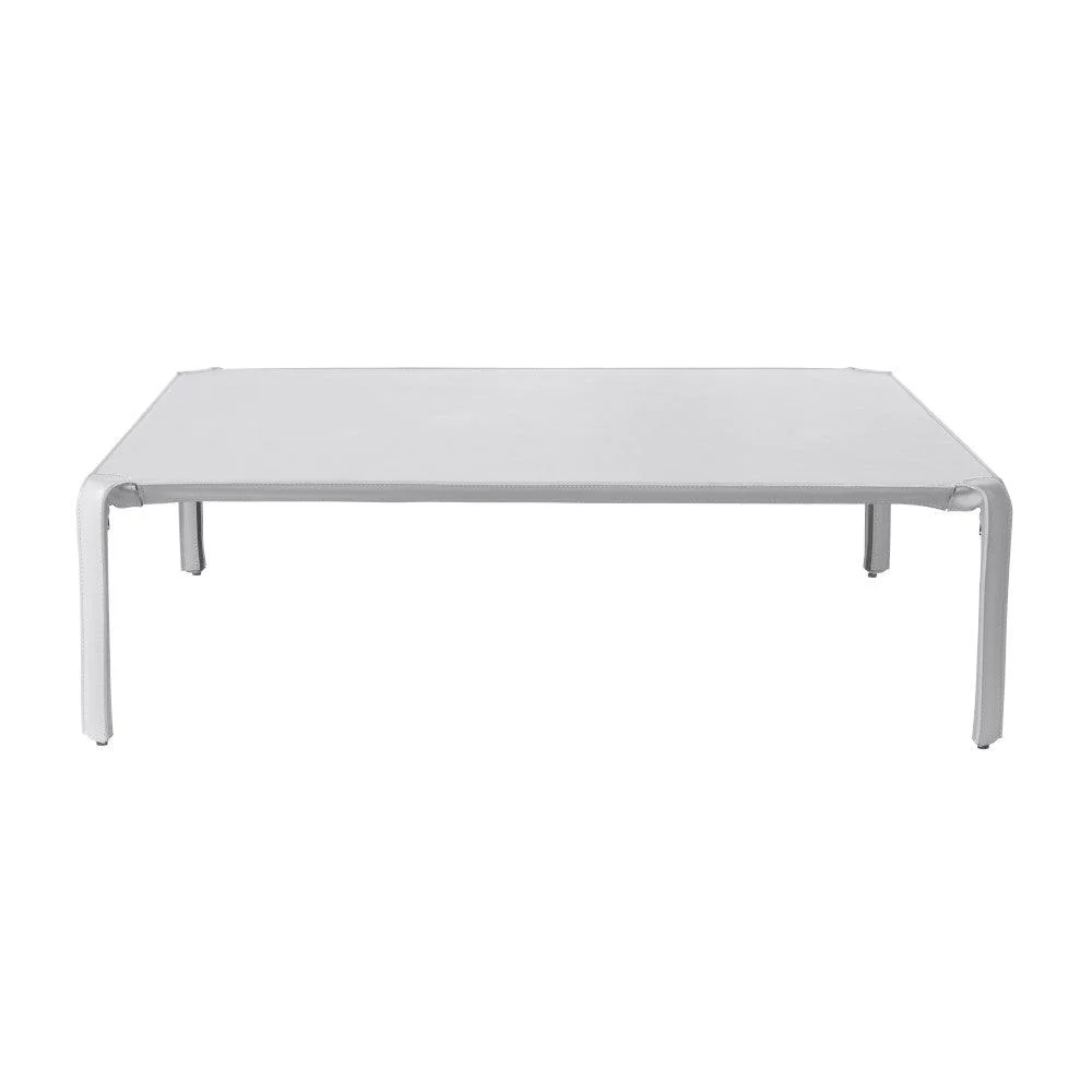 Libro Square Cocktail Table, White - Frankwebs