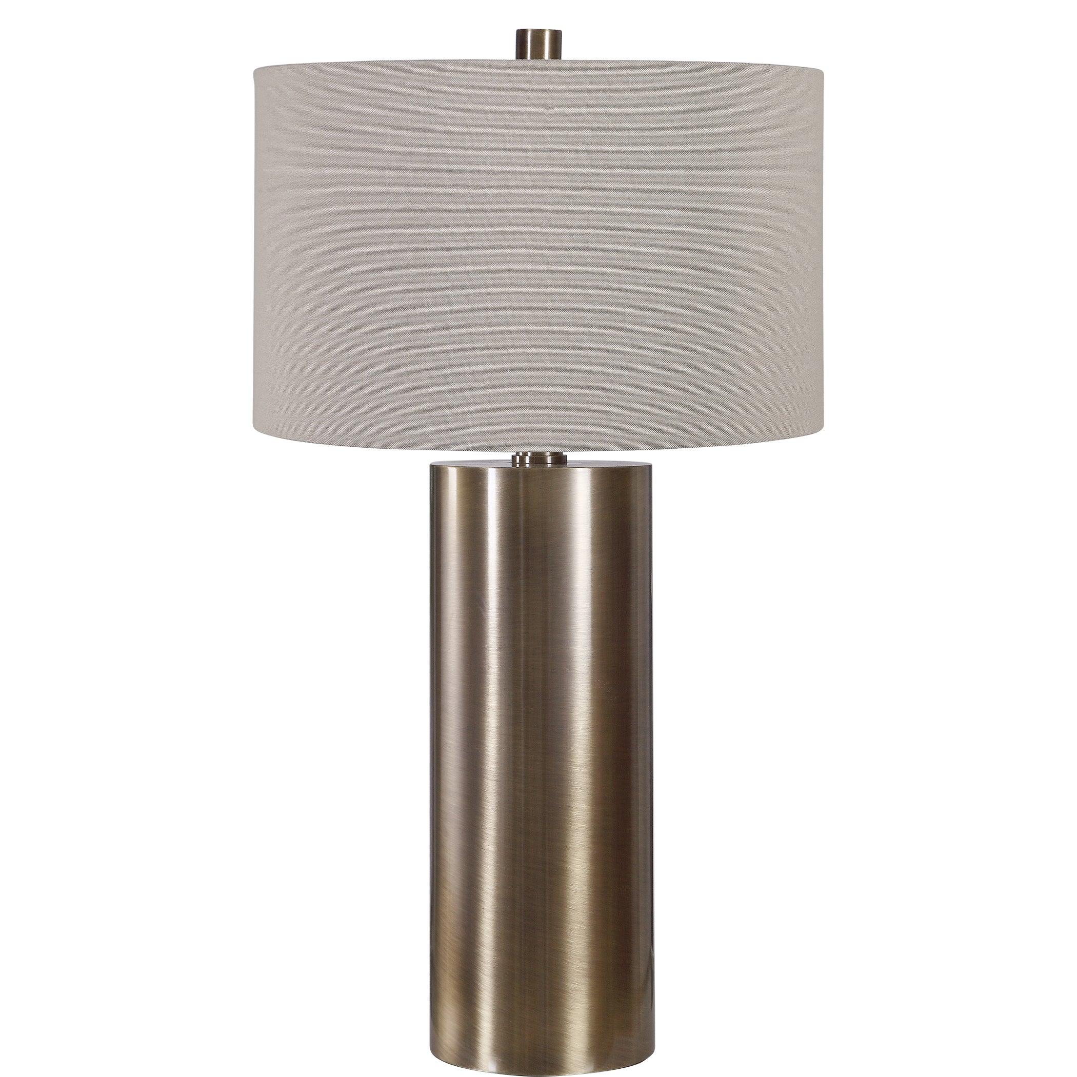 TARIA BRUSHED BRASS TABLE LAMP - Frankwebs
