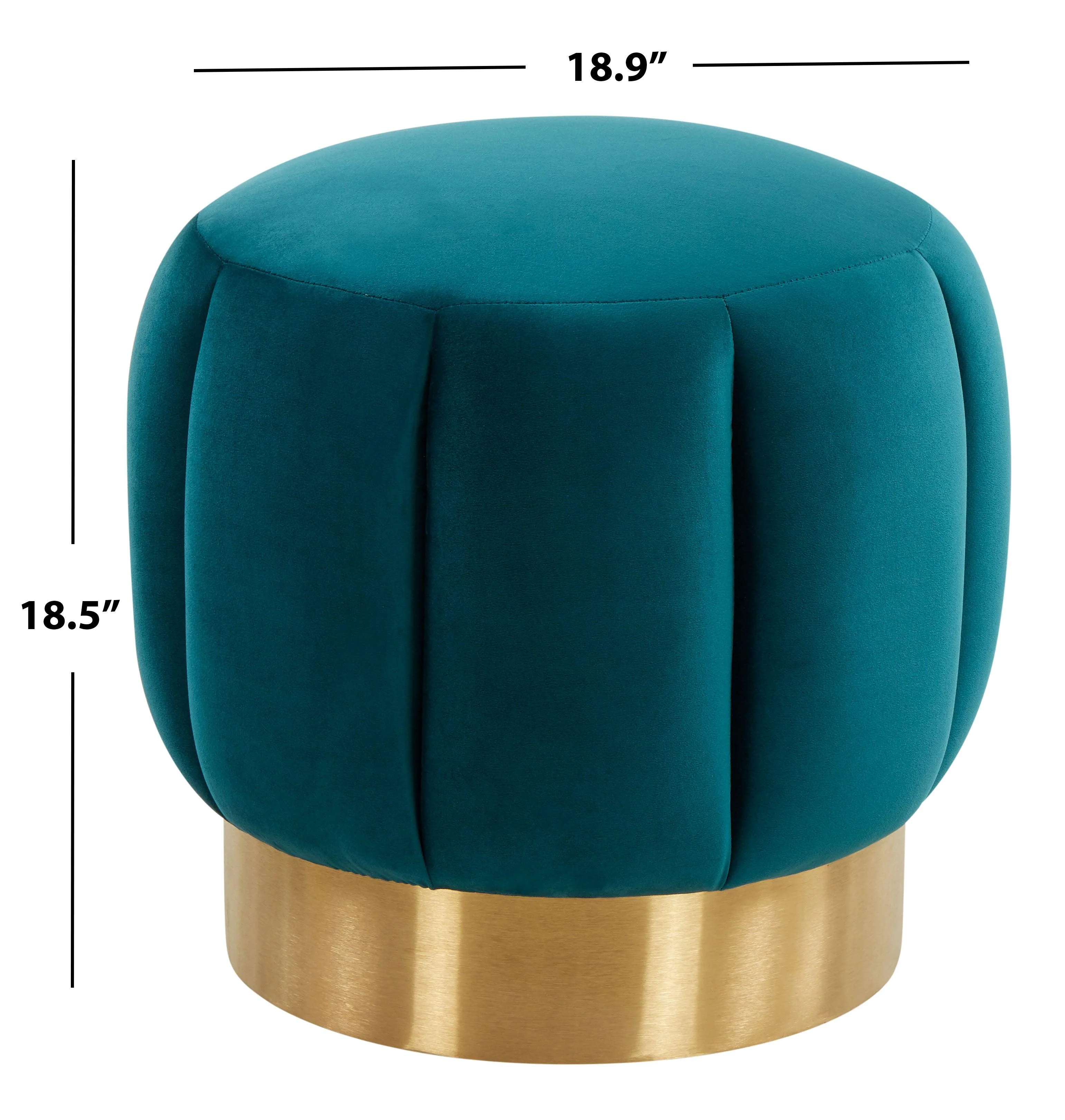 MAXINE CHANNEL TUFTED OTTTOMAN - Frankwebs