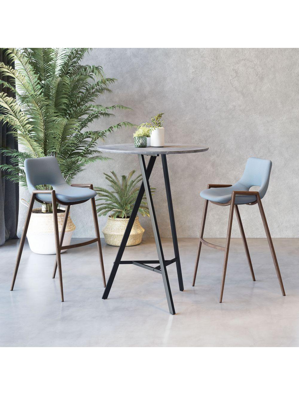 Metz Bar Table Gray - Frankwebs