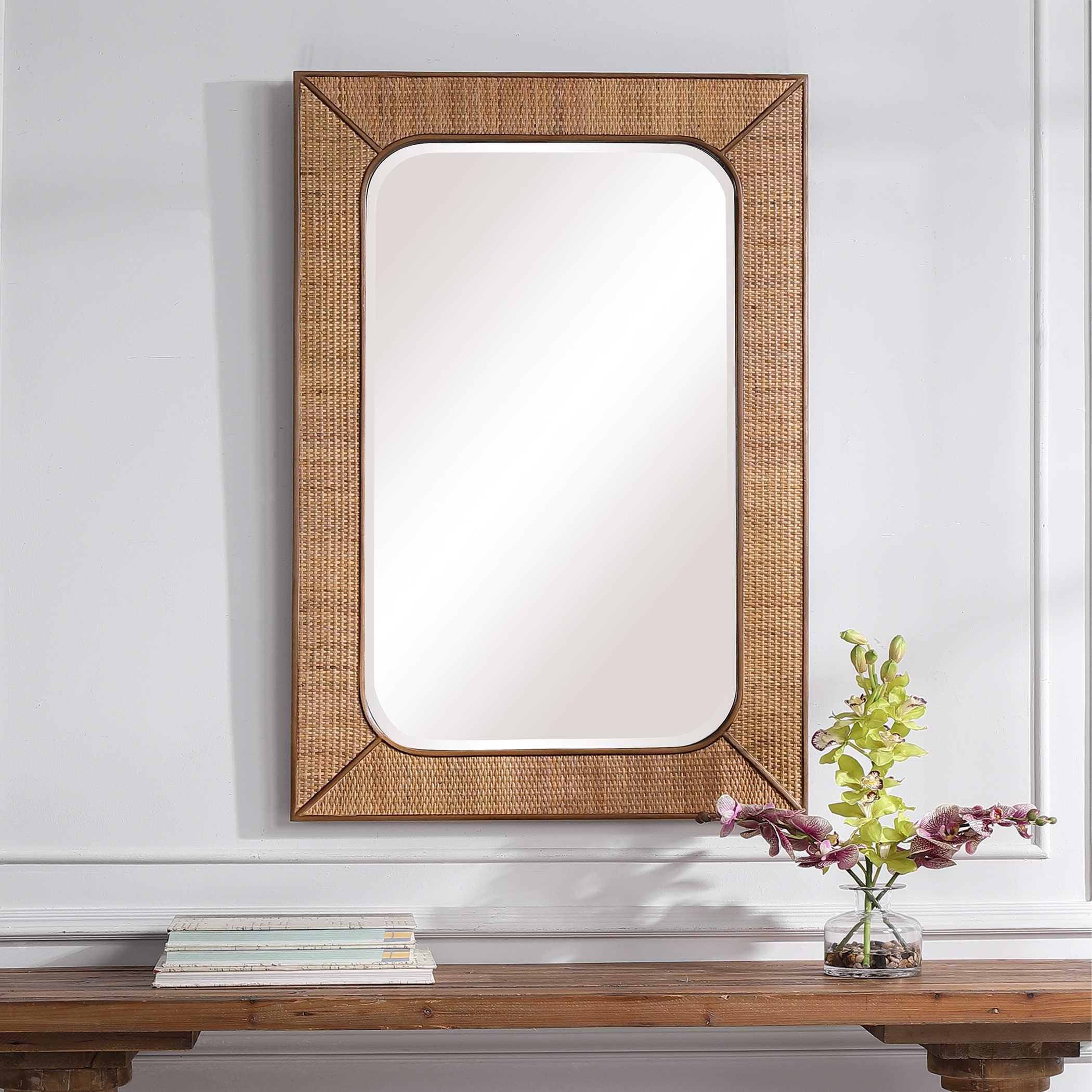 TAHITI RATTAN MIRROR - Frankwebs