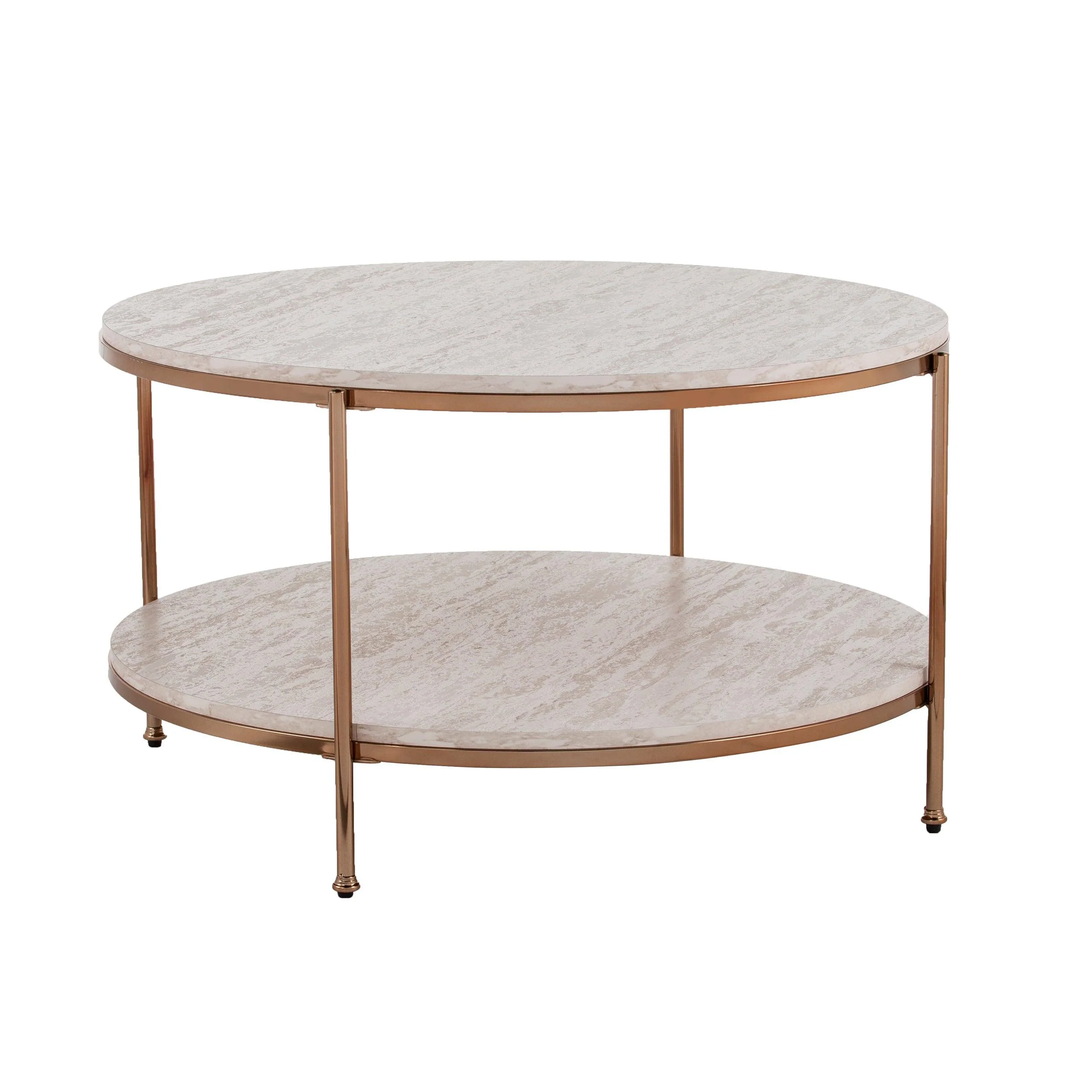 Silas Faux Stone Coffee Table - Frankwebs