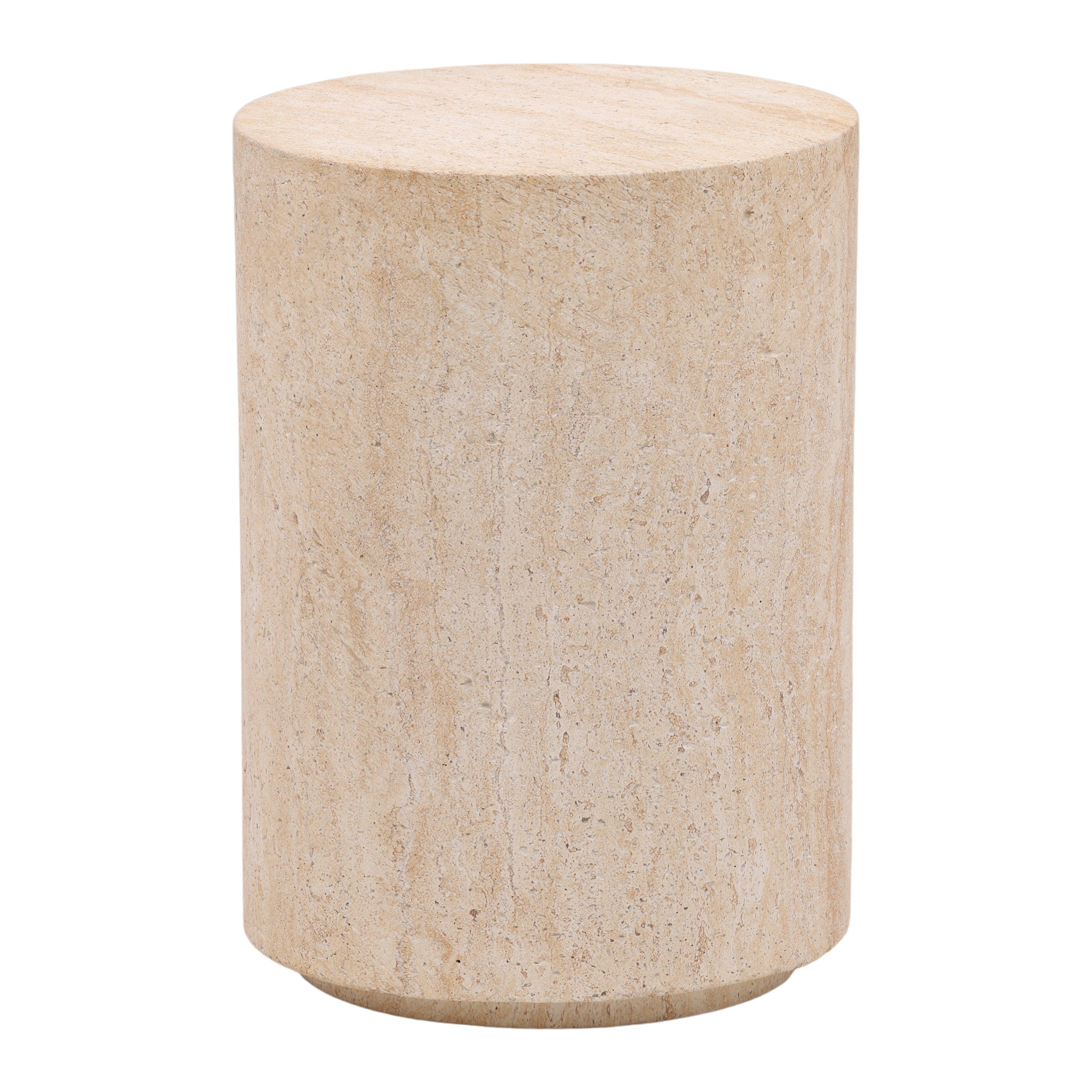 Solomon Outdoor End Table Natural - Frankwebs