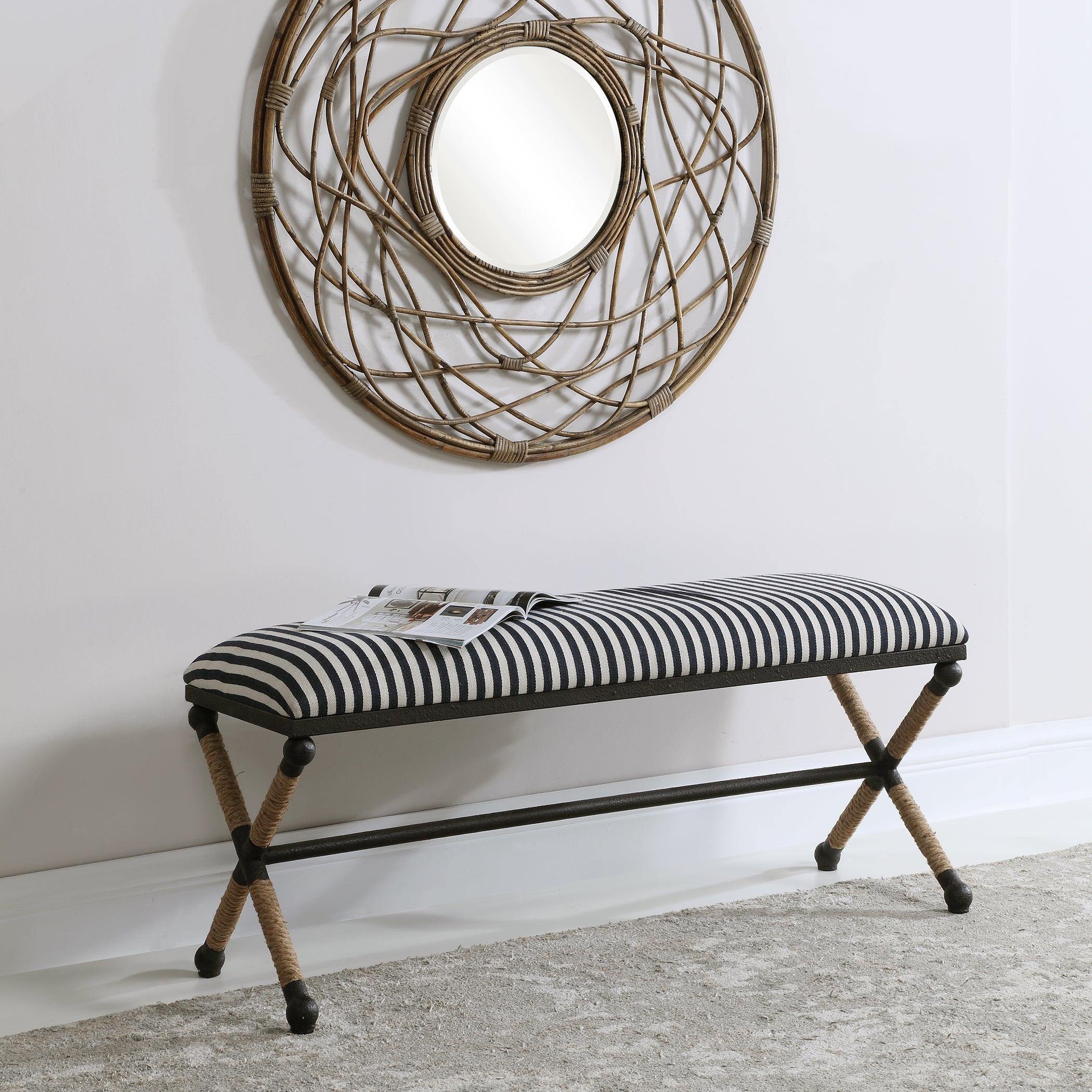Braddock Striped Bench - Frankwebs