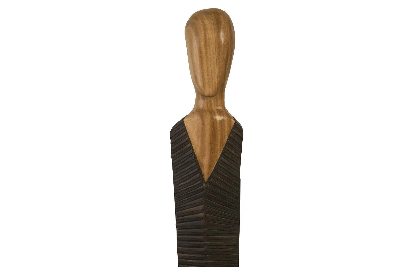 Vested Male Sculpture, Small, Chamcha, Natural, Black, Copper - Frankwebs