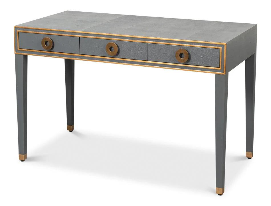 Gabriella Shagreen Desk/Table - Grey - Frankwebs