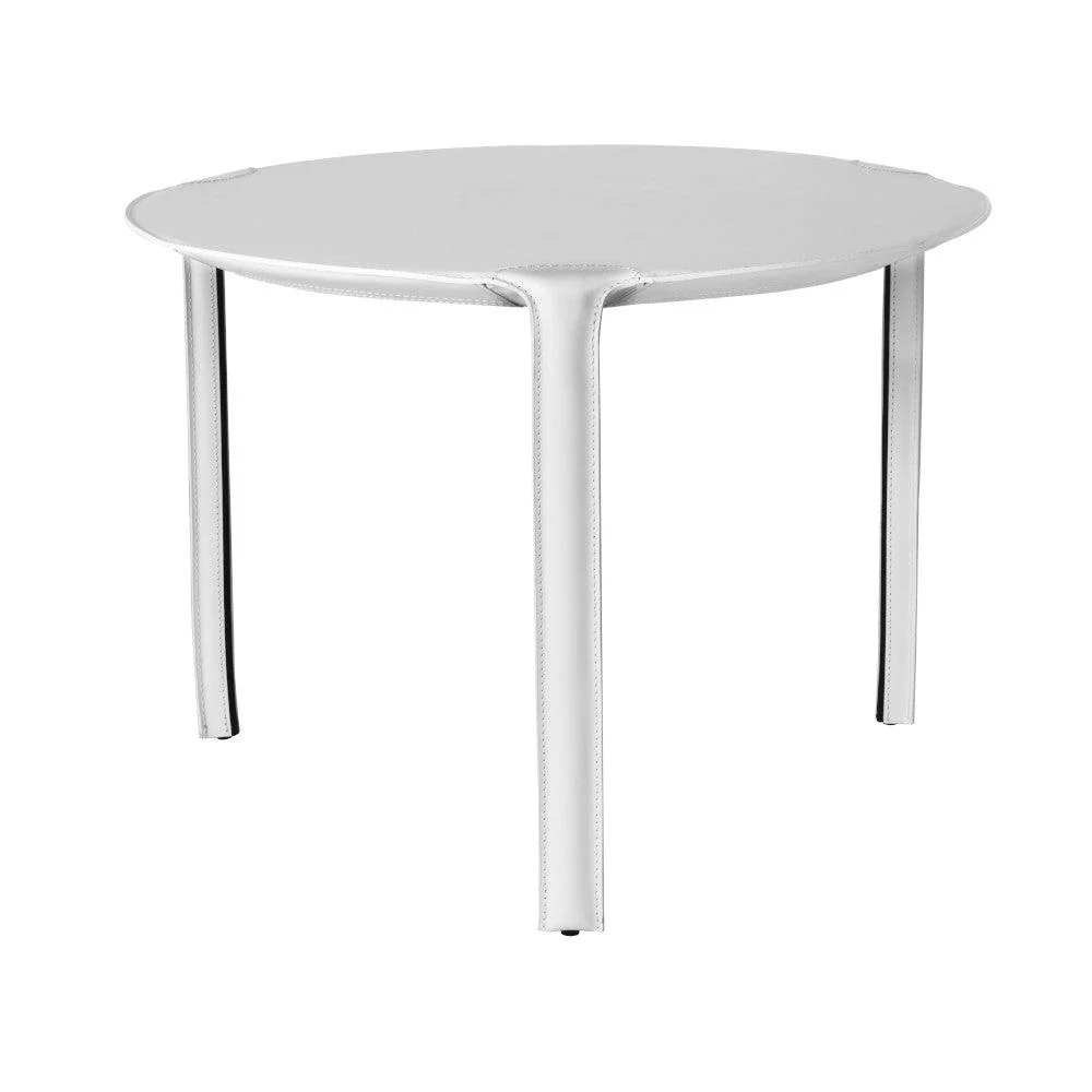 Libro Medium End Table, White - Frankwebs