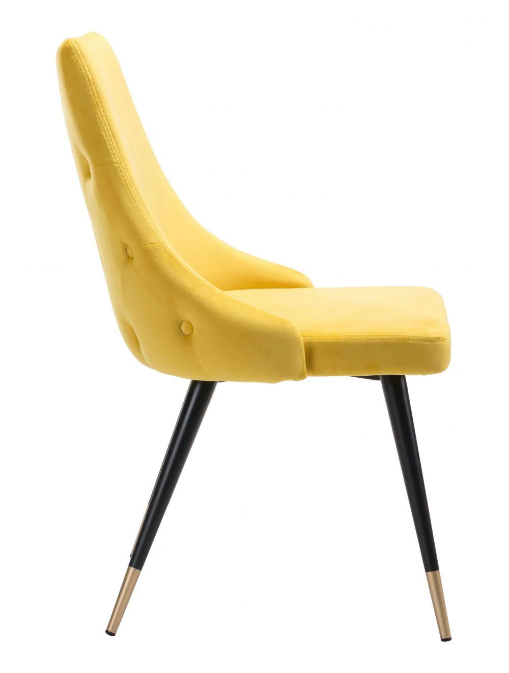 Piccolo Dining Chair (Set of 2) Yellow - Frankwebs