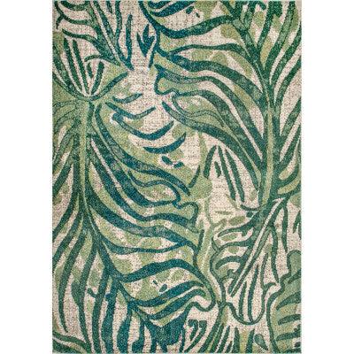 Cali Abstract Leaves Area Rug - Frankwebs