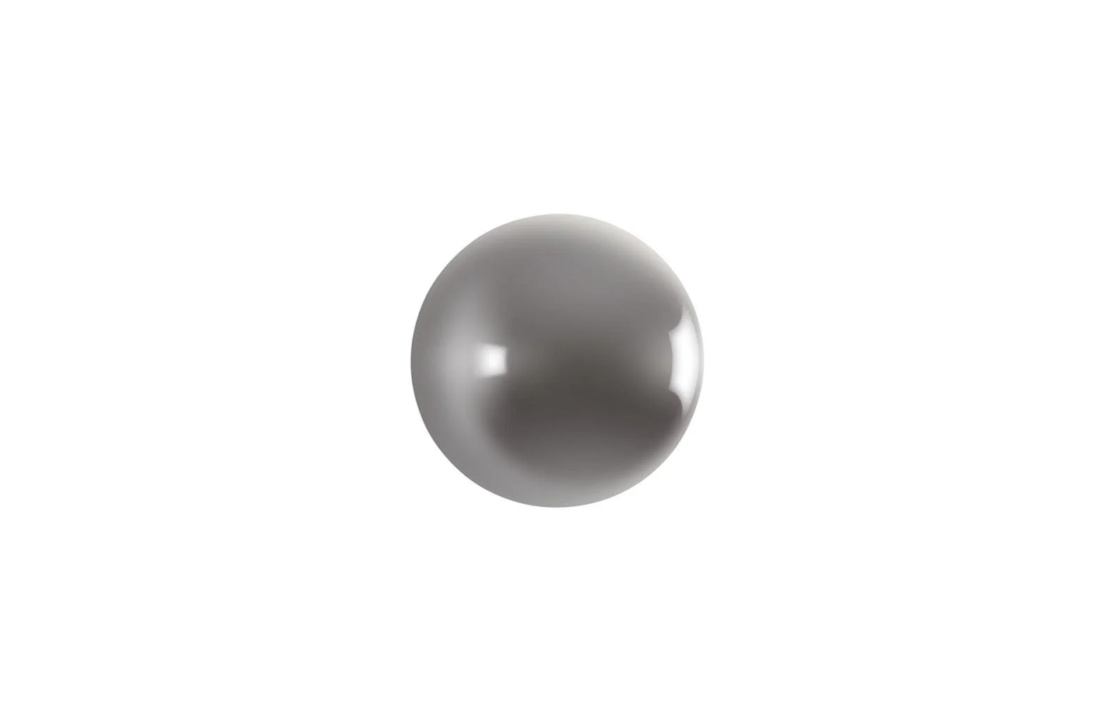 Ball on the Wall, Small, Polished Aluminum Finish - Frankwebs