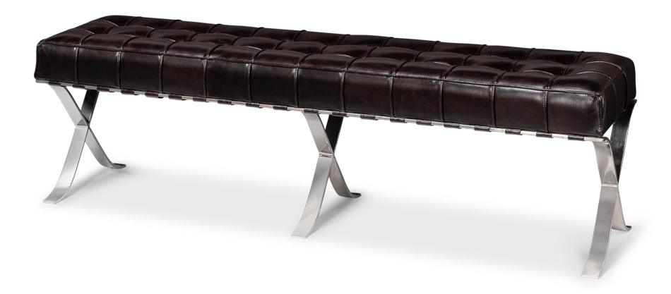 Catalunya Long Bench - Dark Brown - Frankwebs