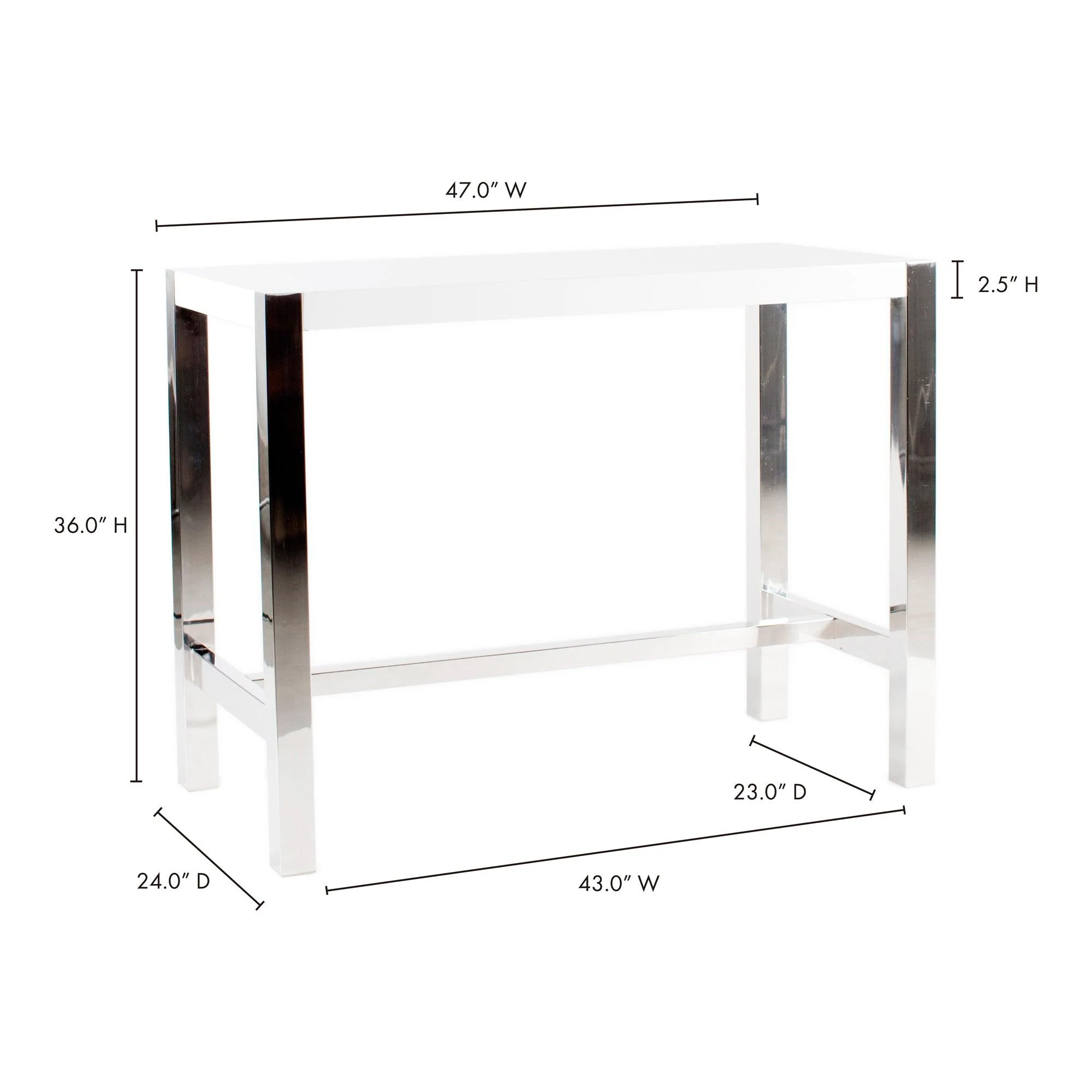 Riva Countertable White - Frankwebs