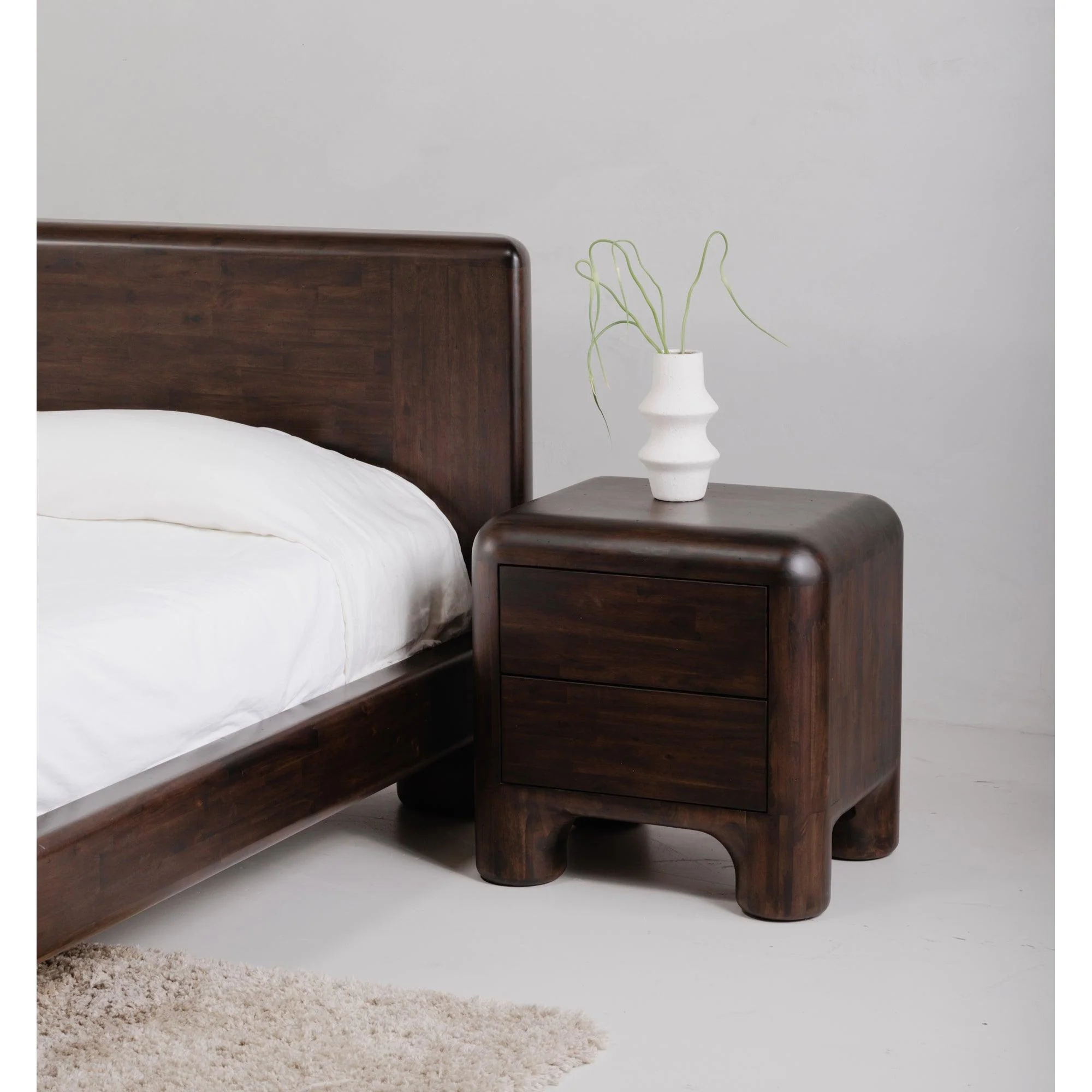 Rowan Nightstand Dark Brown - Frankwebs