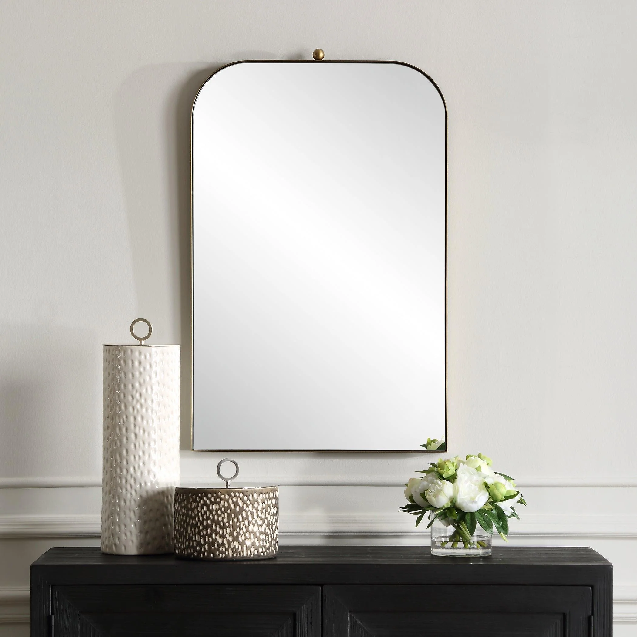 Cassidy Brass Arch Mirror - Frankwebs