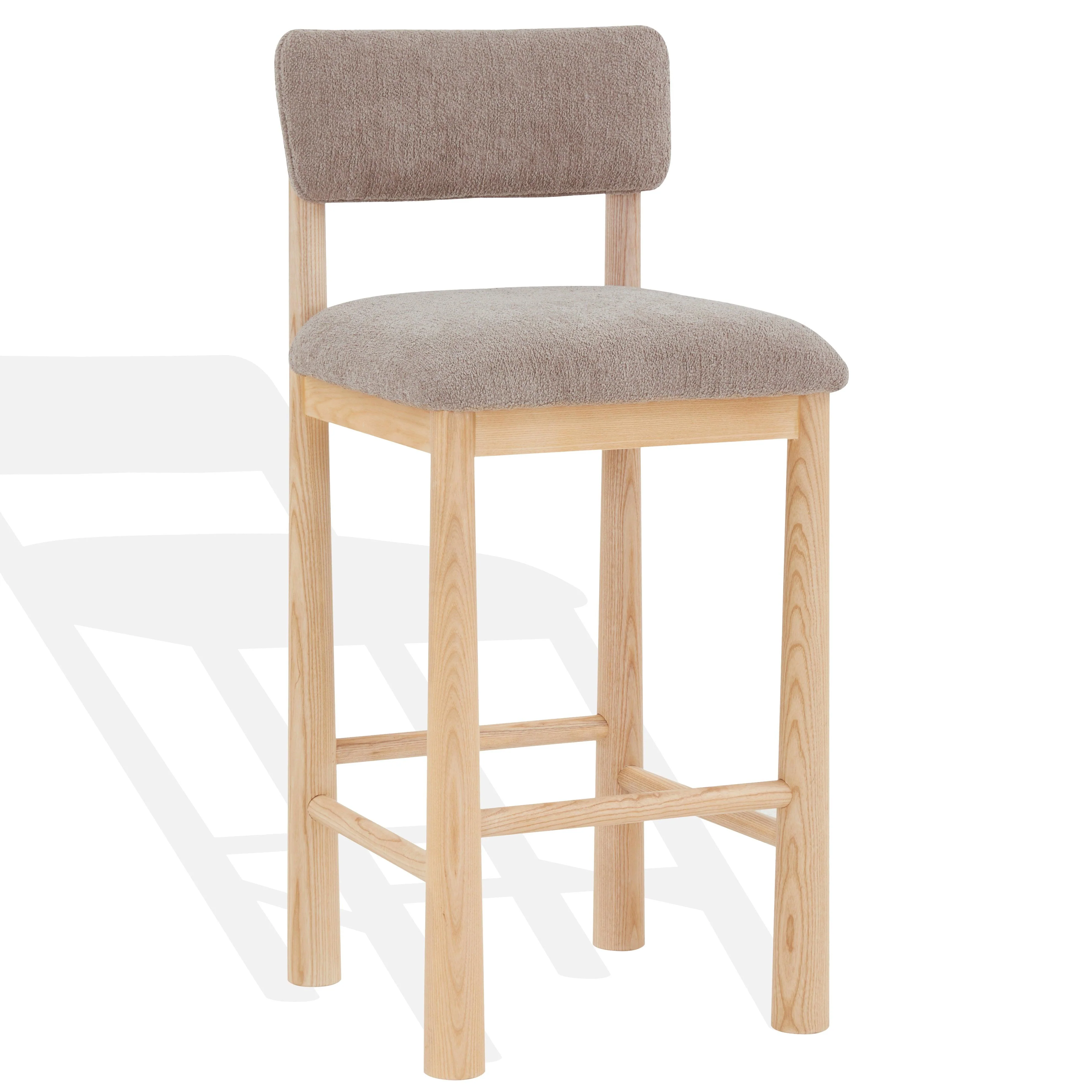 Wrenley Boucle Barstool - Frankwebs