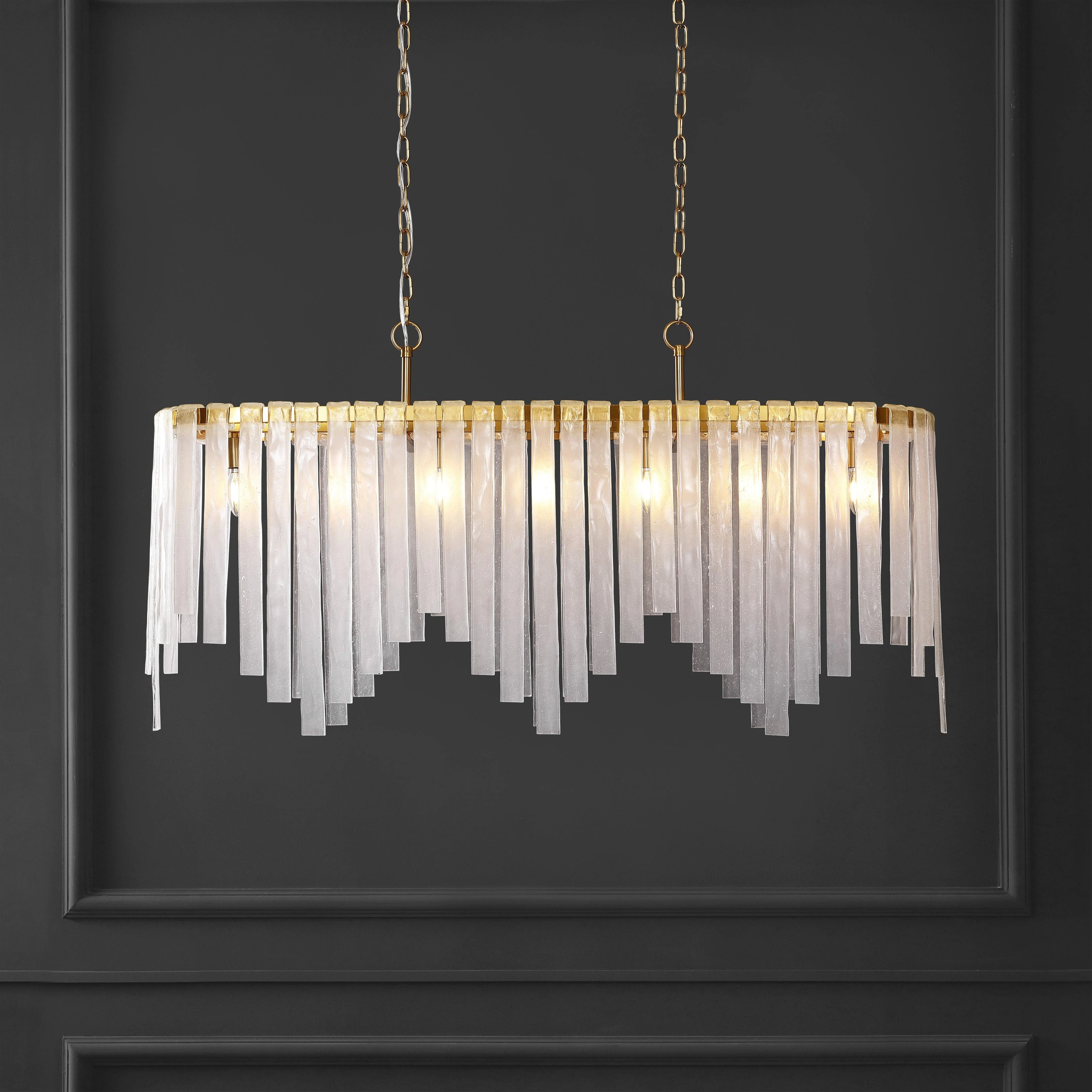 ROSALANA GLASS CHANDELIER - Frankwebs