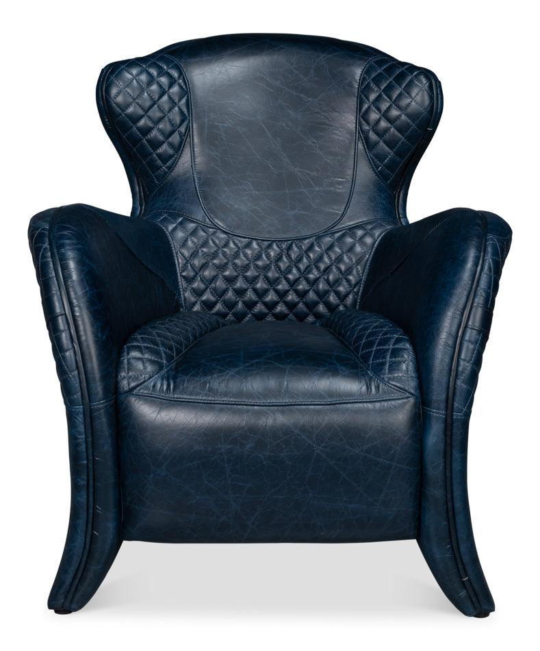 Hera Arm Chair - Chateau Blue - Frankwebs