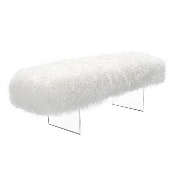 LILLIANA SHEEPSKIN OTTOMAN - Frankwebs