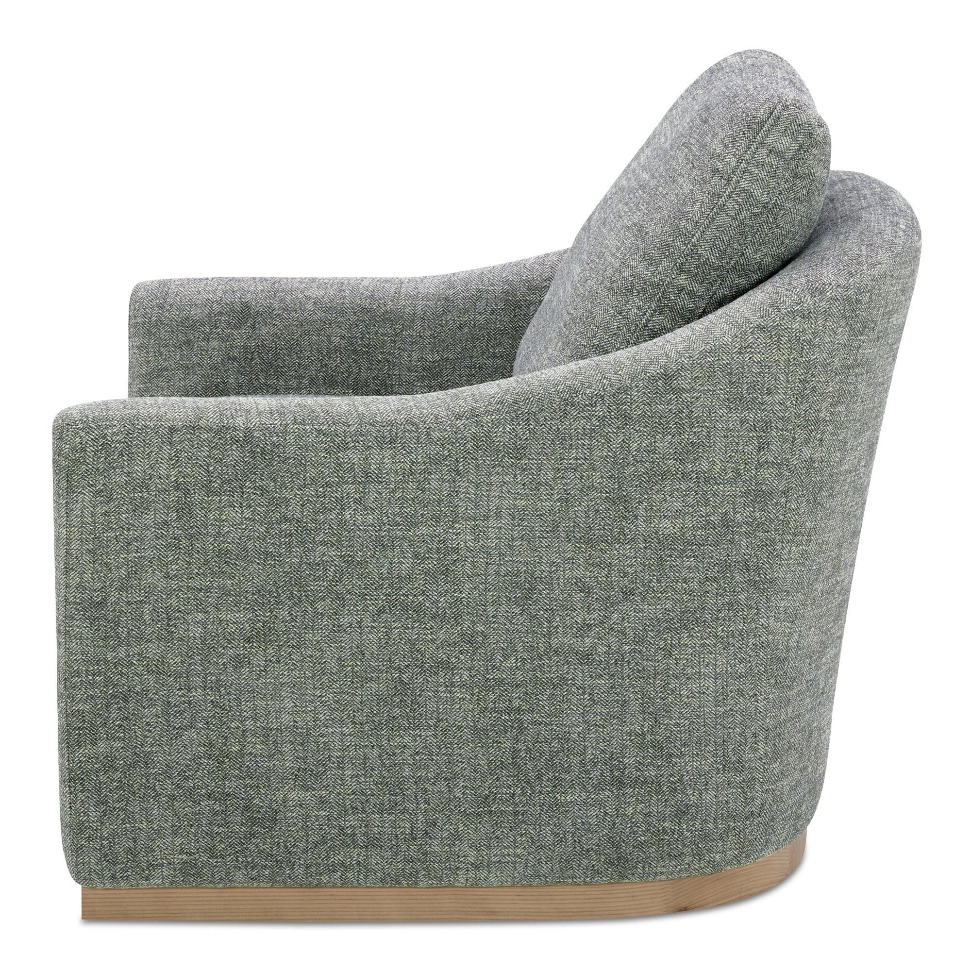 Linden Swivel Chair Slated Moss - Frankwebs