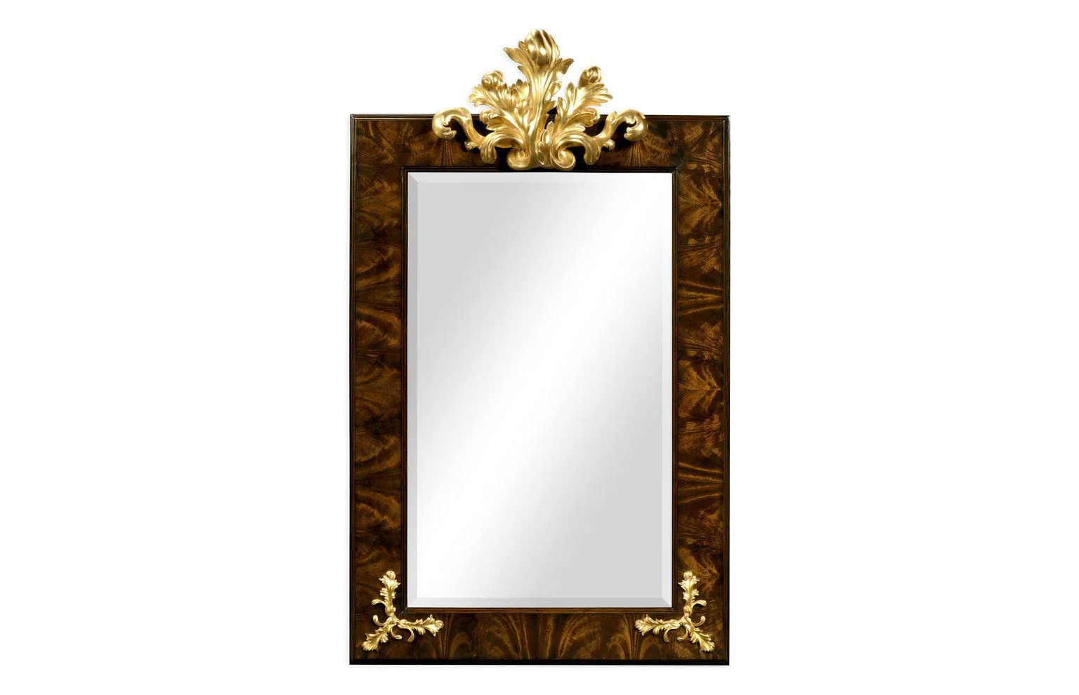 Country Farmhouse Hallway Mirror With Gilded Carving - Frankwebs