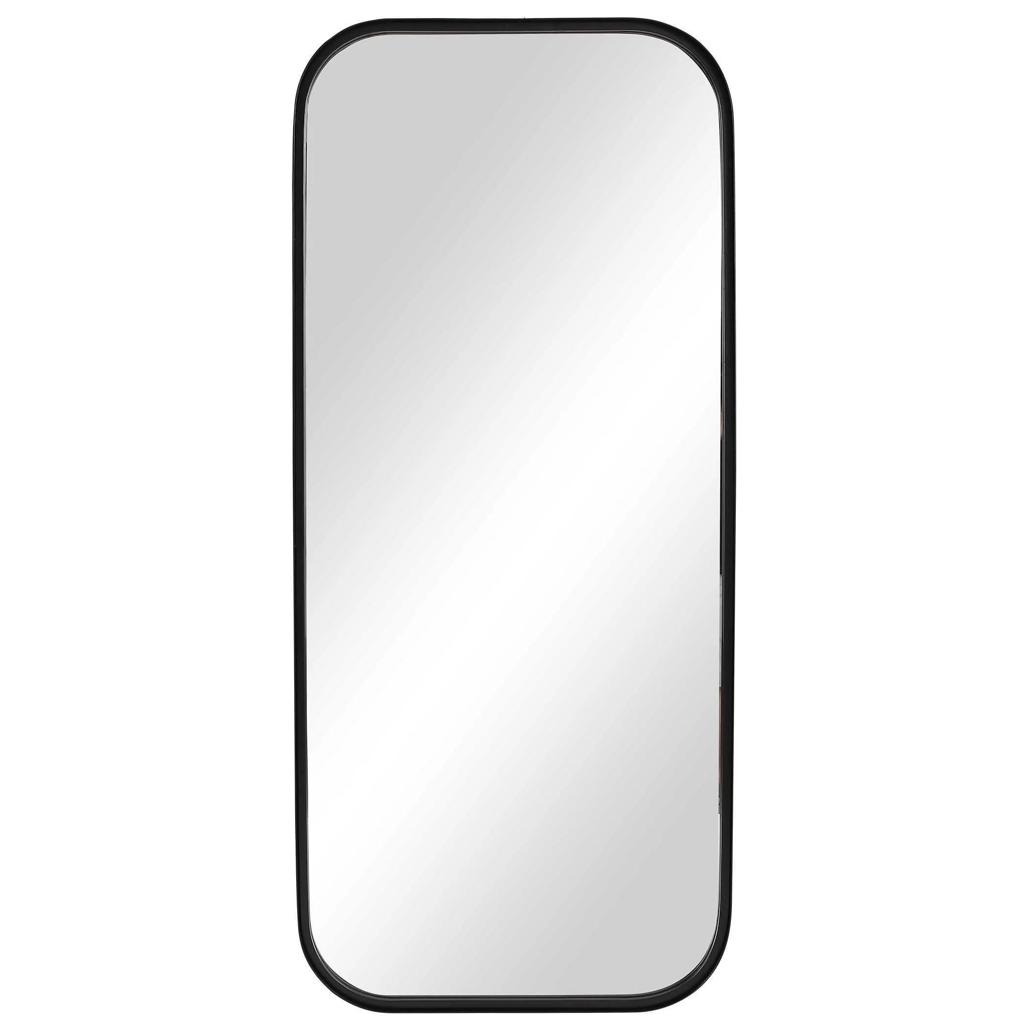 CONCORD BLACK TALL IRON MIRROR - Frankwebs