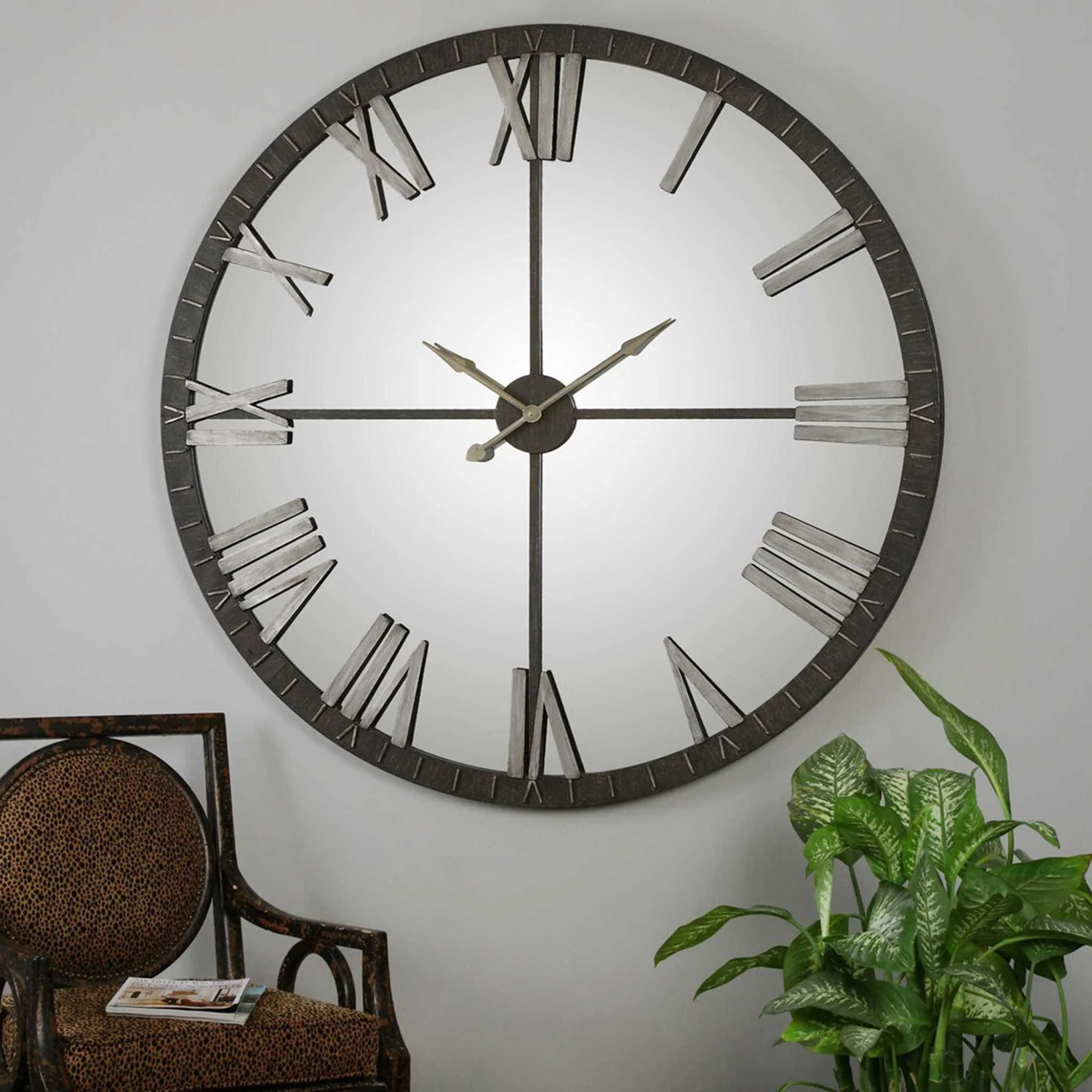 AMELIE LARGE BRONZE WALL CLOCK - Frankwebs