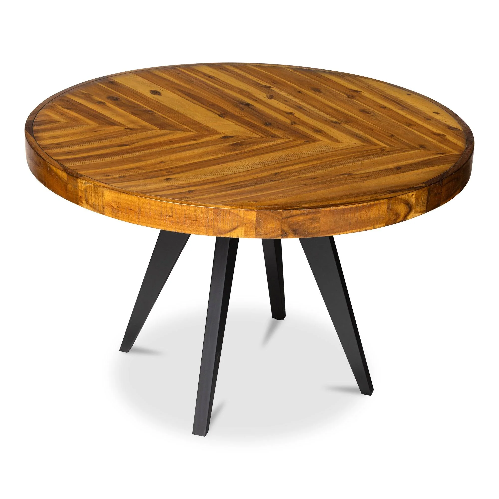 Parq 60In Round Dining Table Amber - Frankwebs