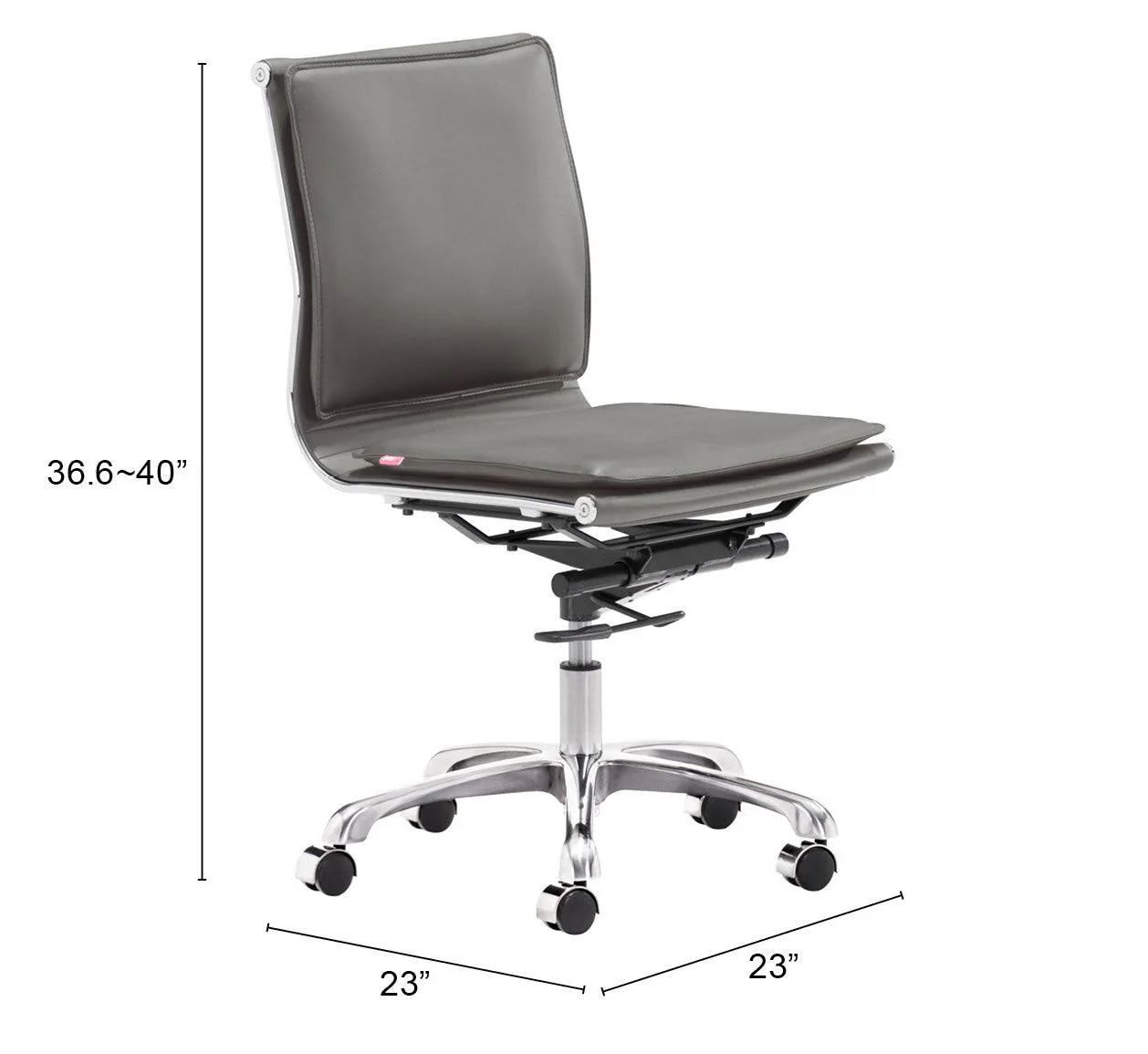 LIDER PLUS ARMLESS OFFICE CHAIR - Frankwebs