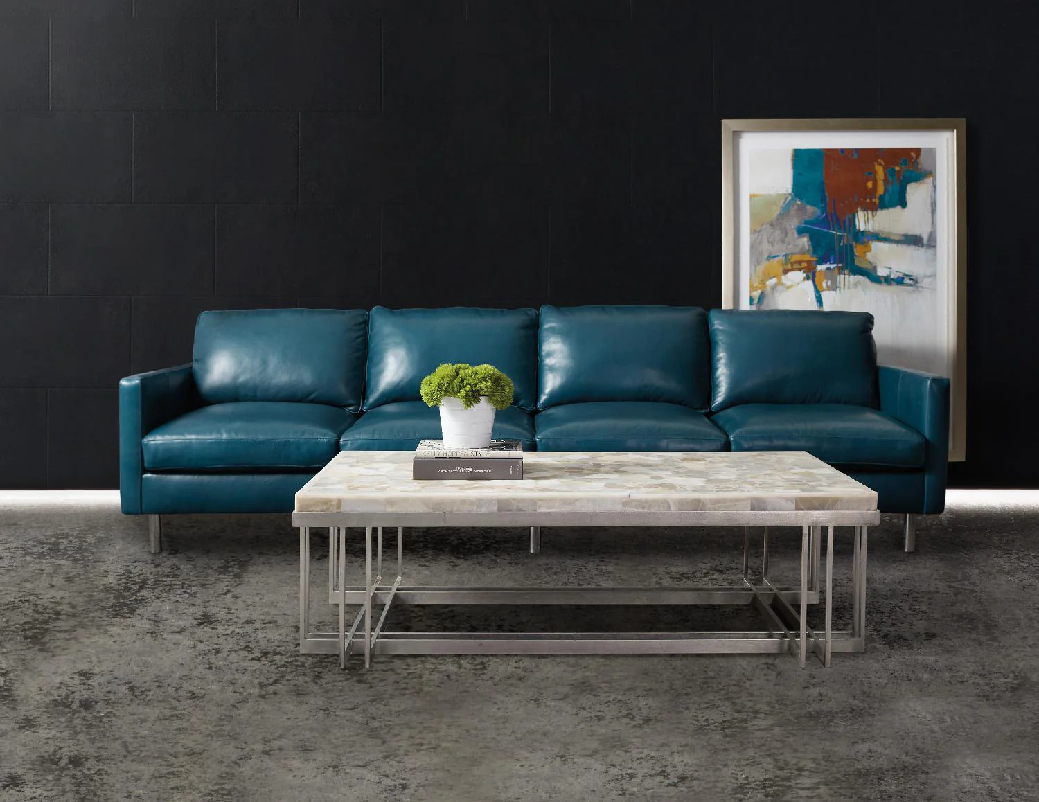 Melange Marin Rectangle Cocktail Table - Frankwebs