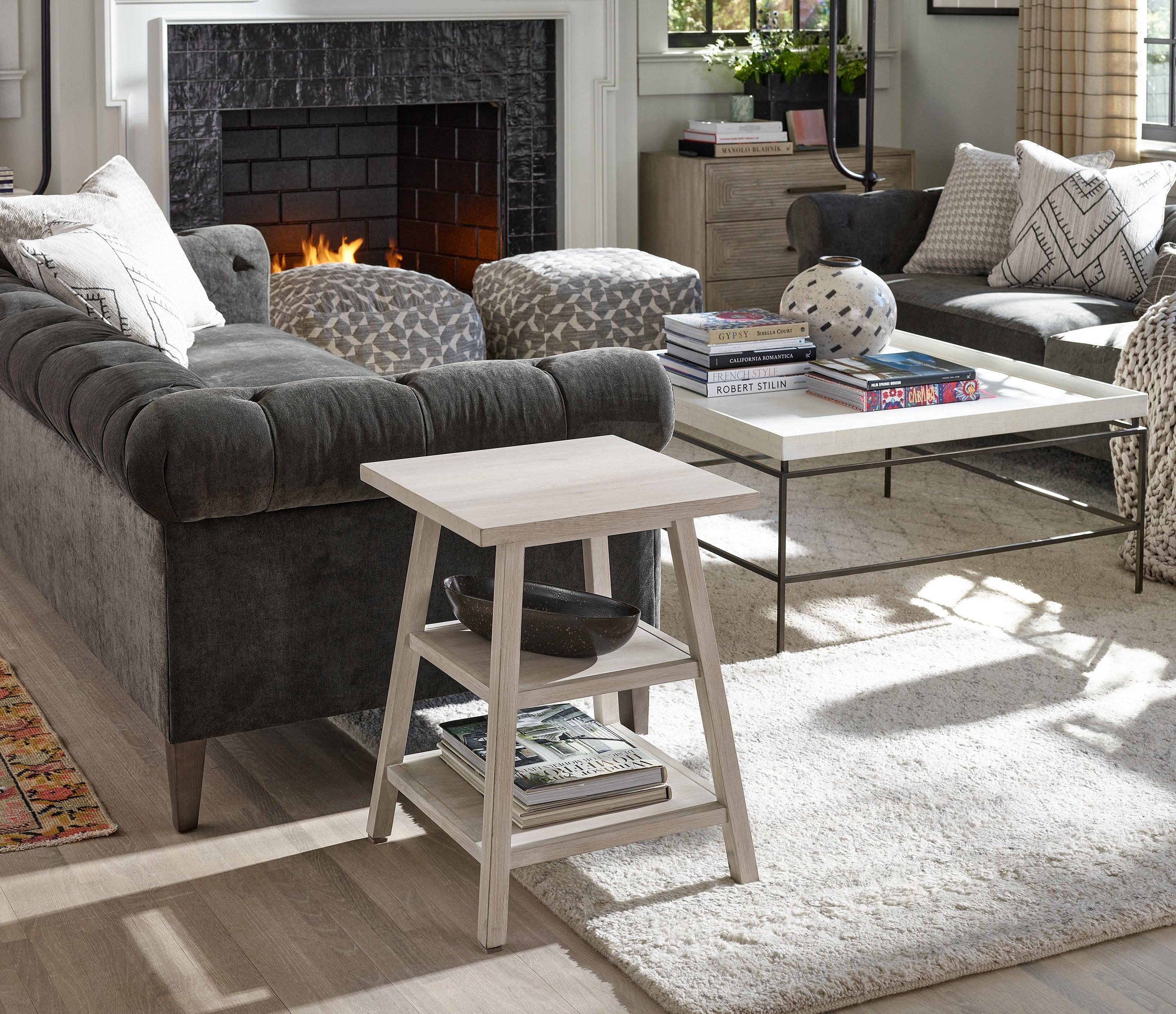 Modern Farmhouse Square End Table - Frankwebs