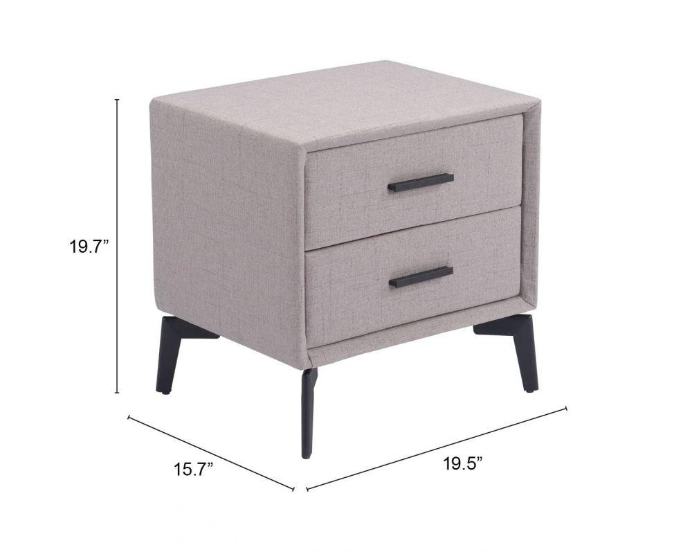 Halle Side Table Gray - Frankwebs
